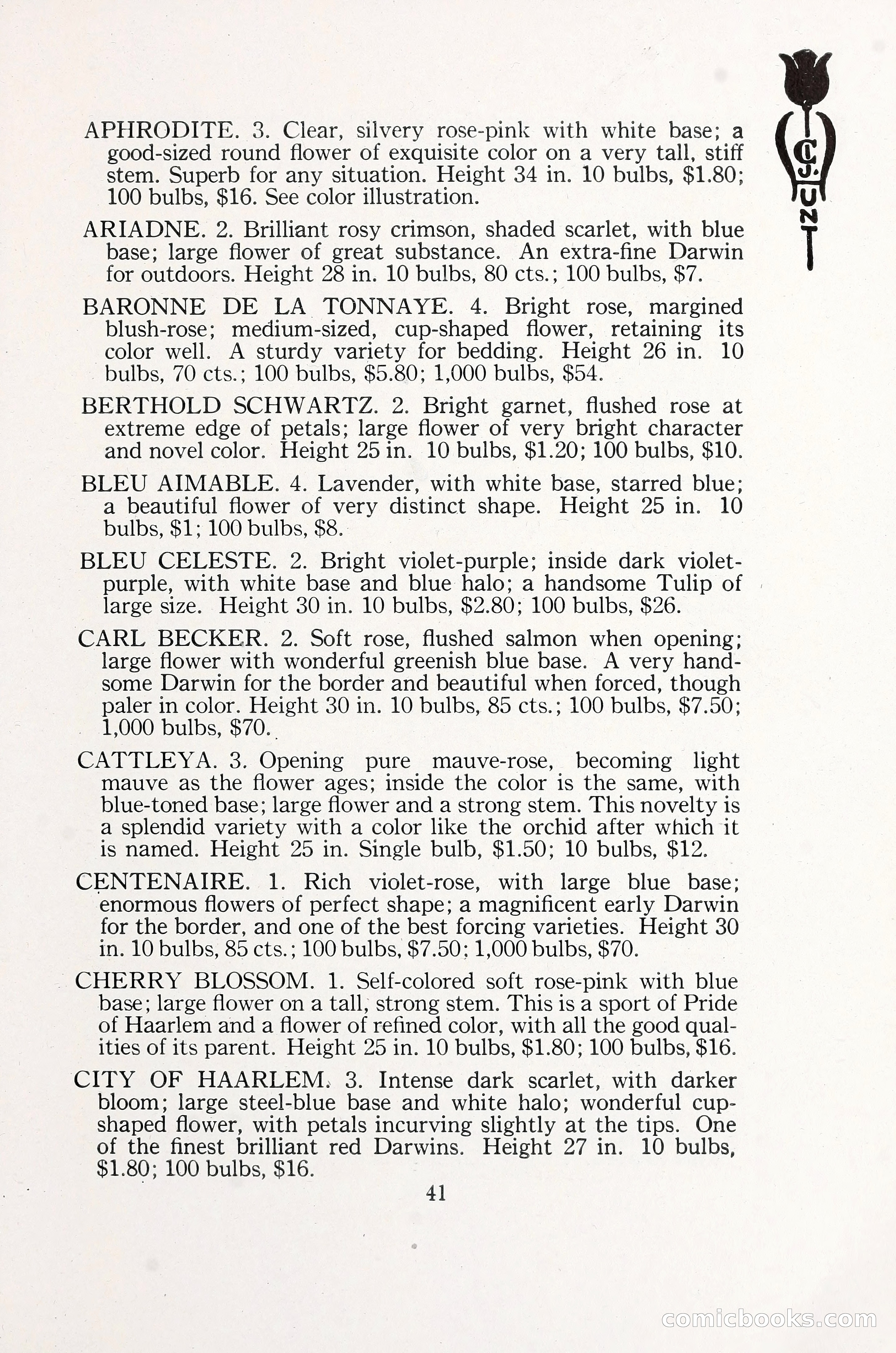 Blue Book of Bulbs, 1930 — page 58 of 137
