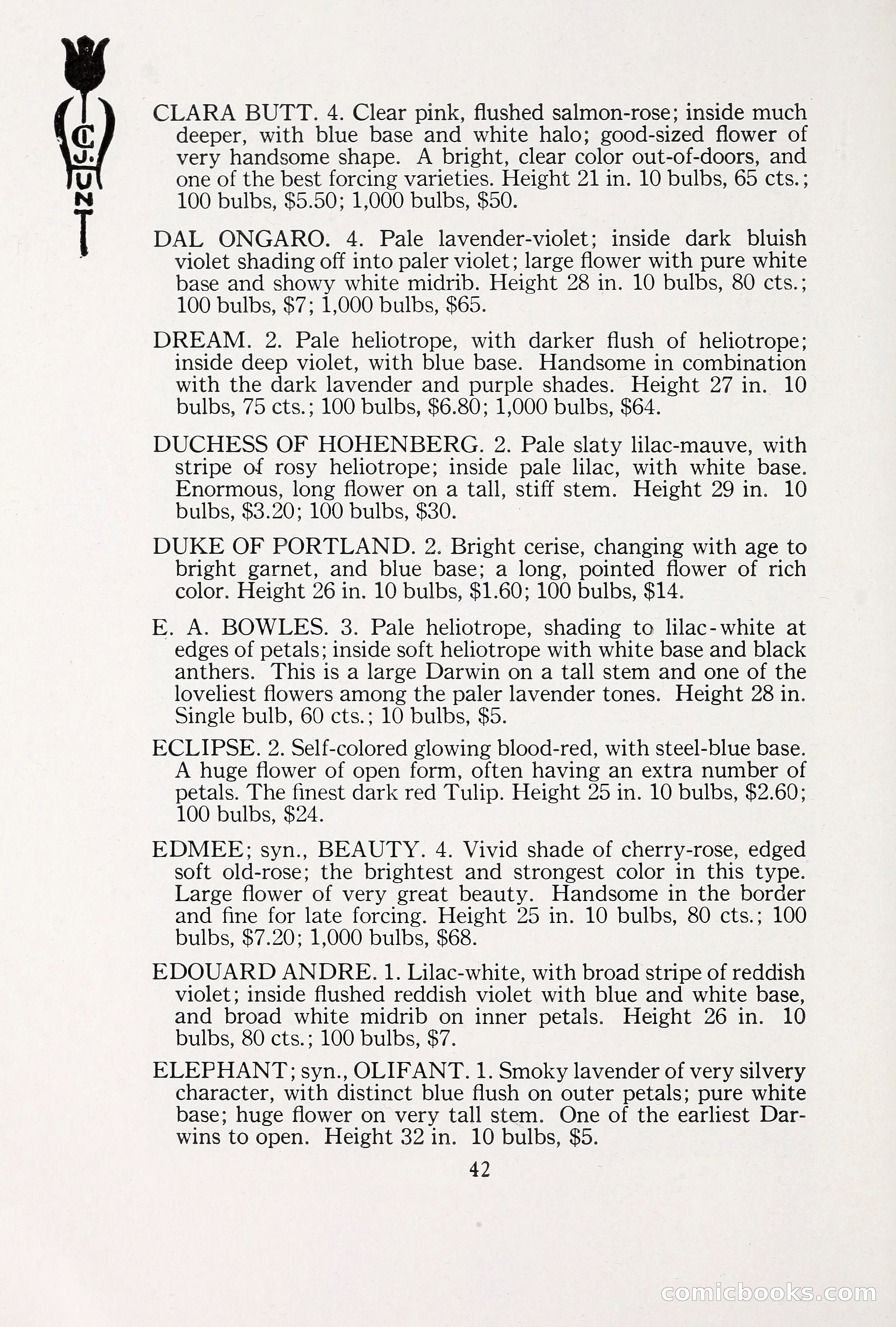 Blue Book of Bulbs, 1930 — page 59 of 137
