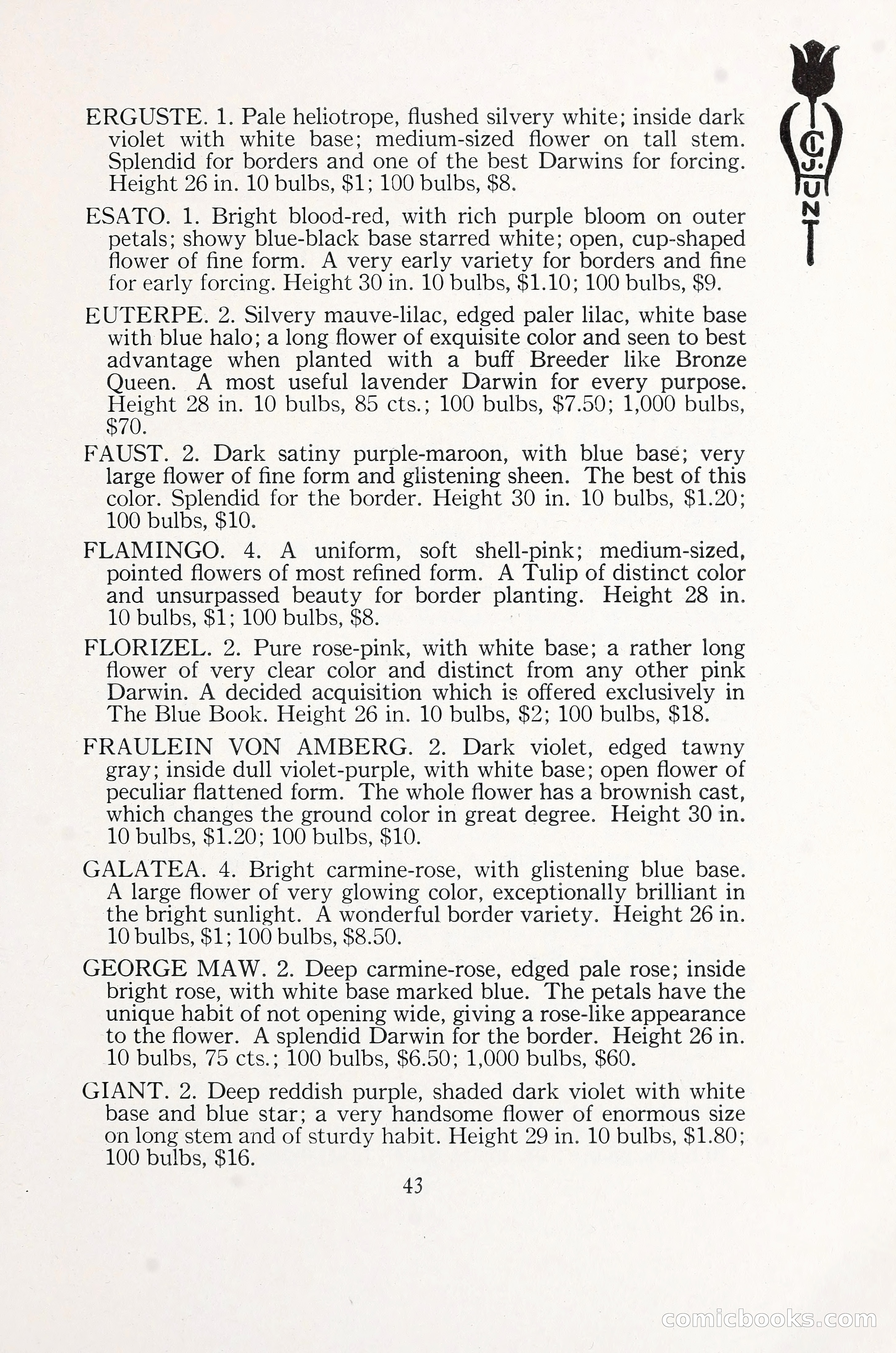 Blue Book of Bulbs, 1930 — page 60 of 137