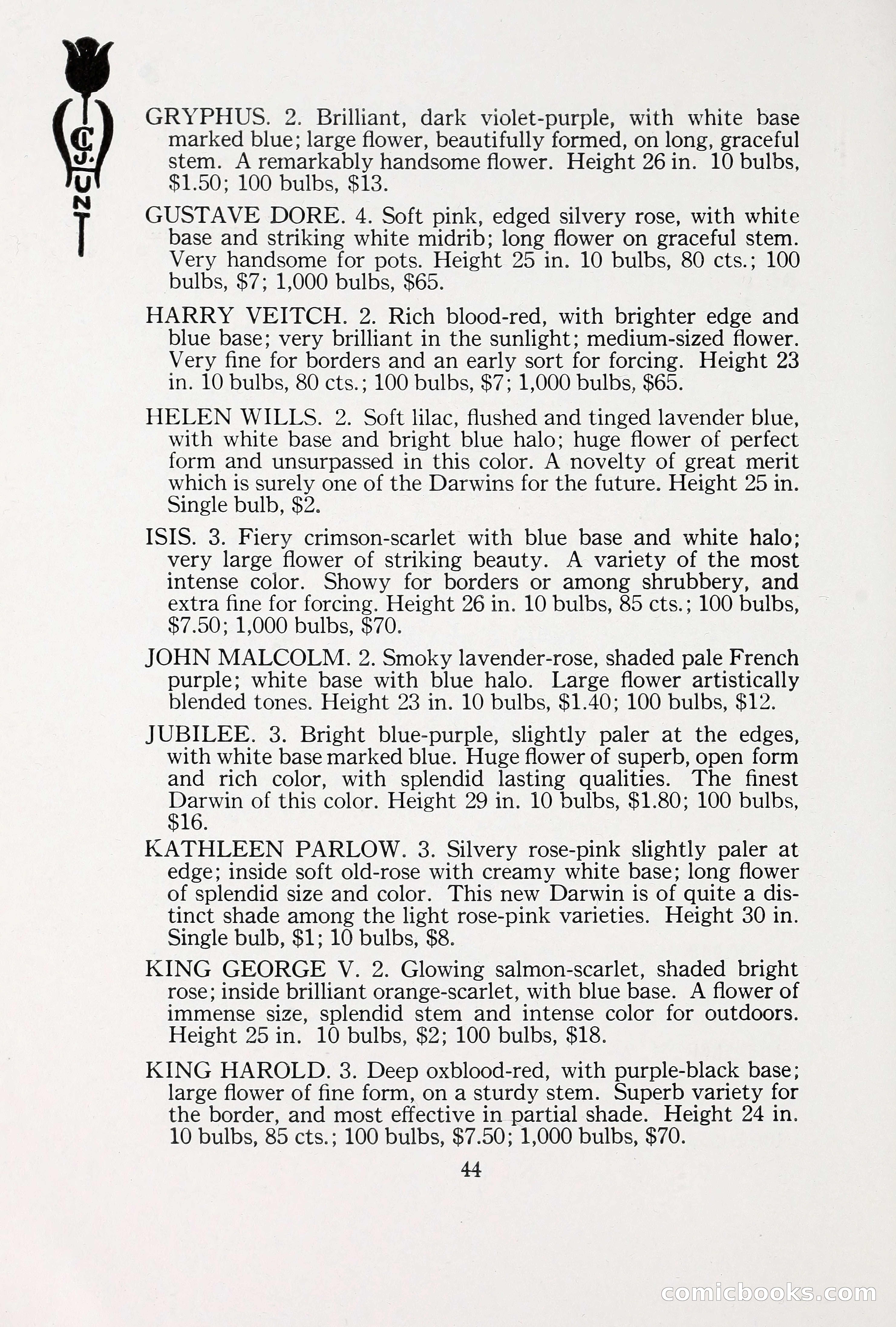 Blue Book of Bulbs, 1930 — page 61 of 137