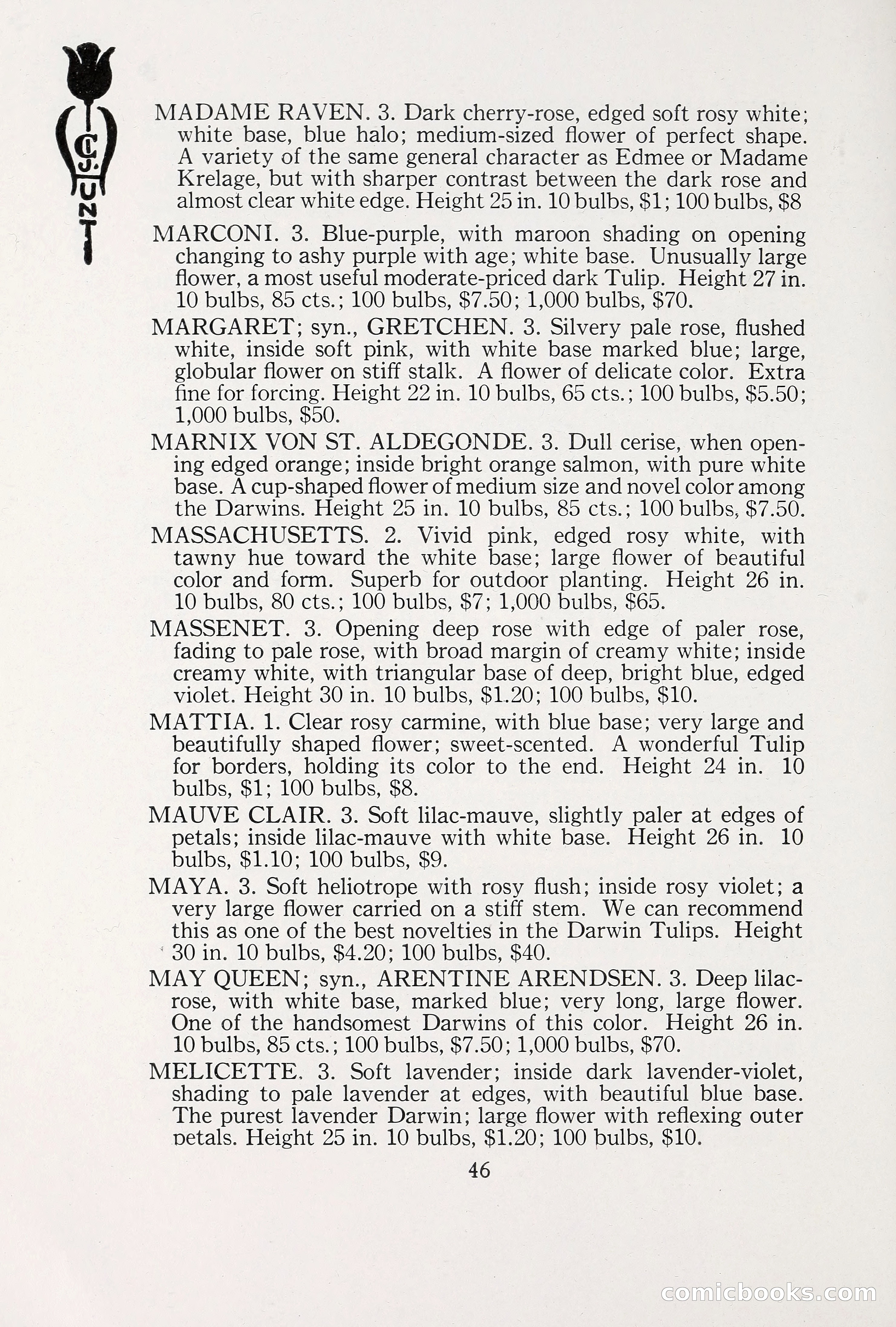 Blue Book of Bulbs, 1930 — page 63 of 137