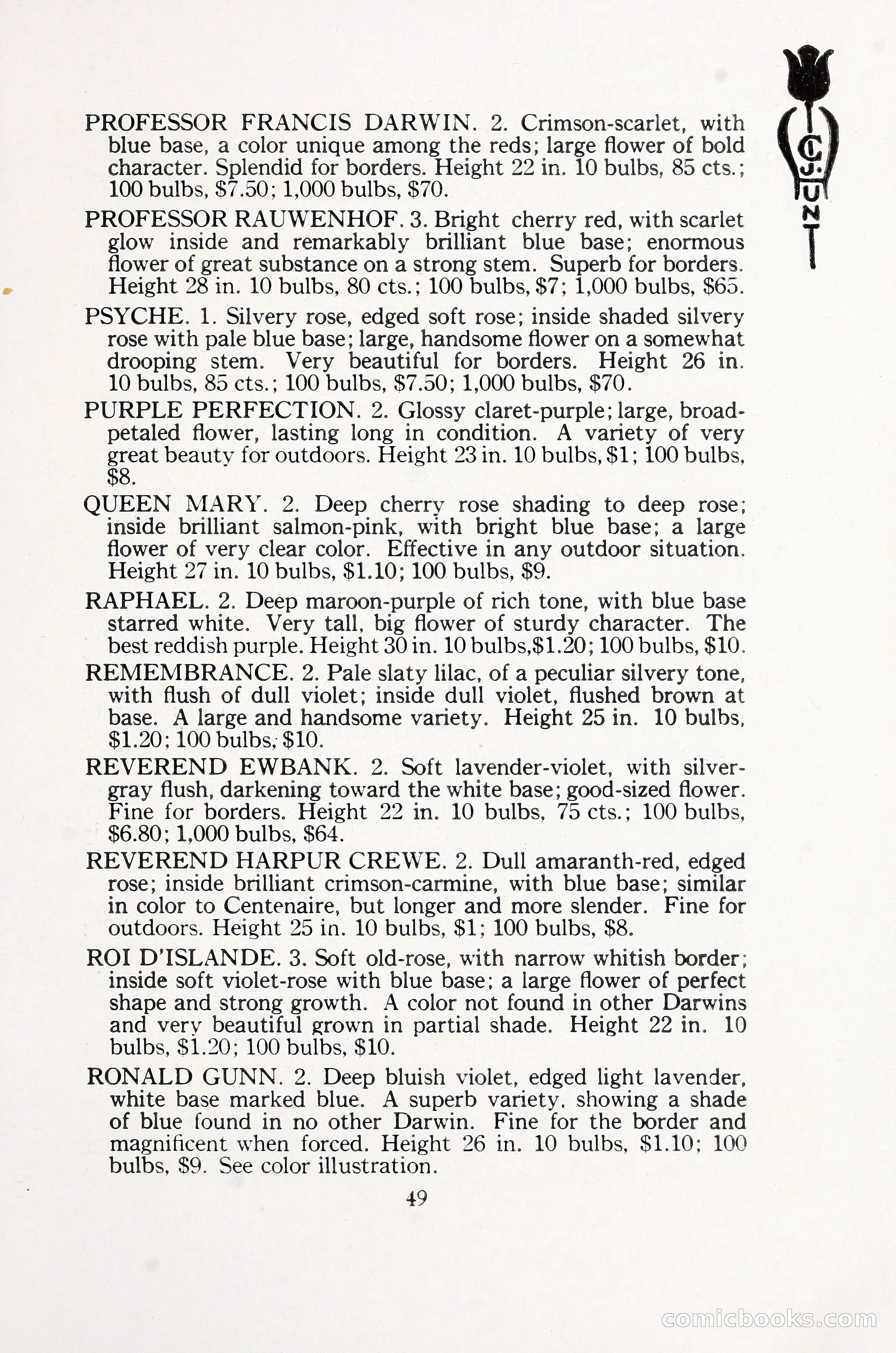 Blue Book of Bulbs, 1930 — page 68 of 137