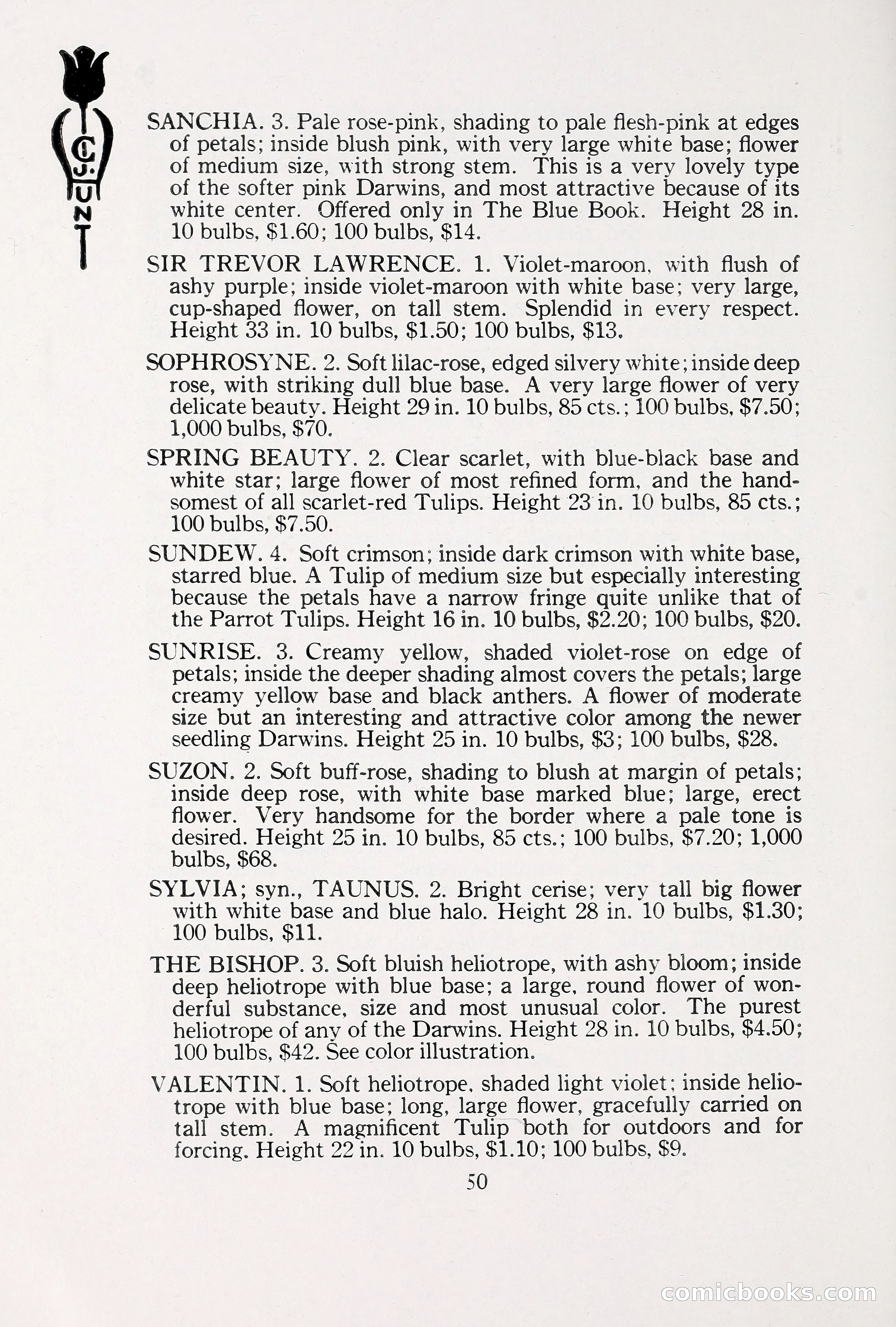 Blue Book of Bulbs, 1930 — page 69 of 137