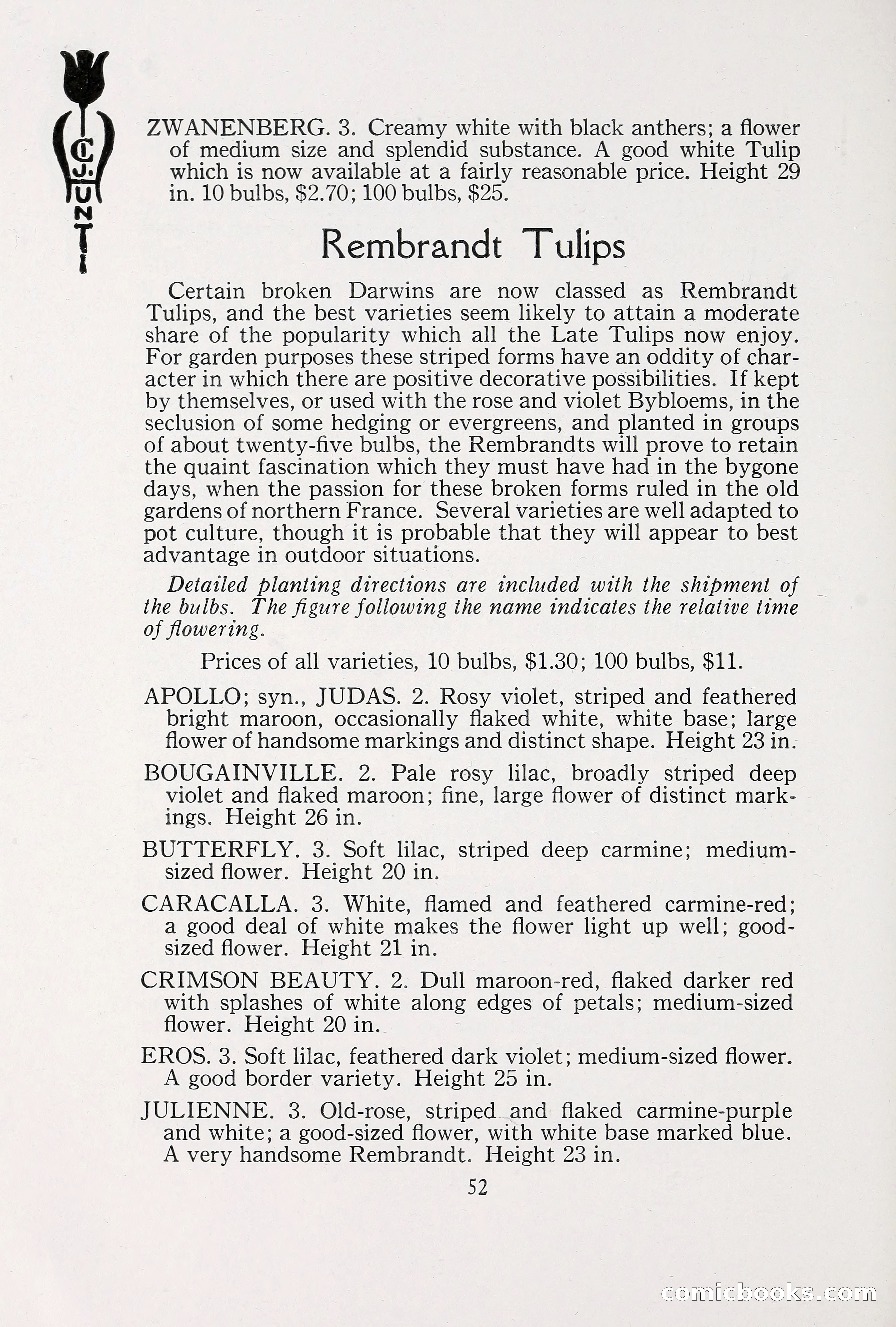 Blue Book of Bulbs, 1930 — page 71 of 137