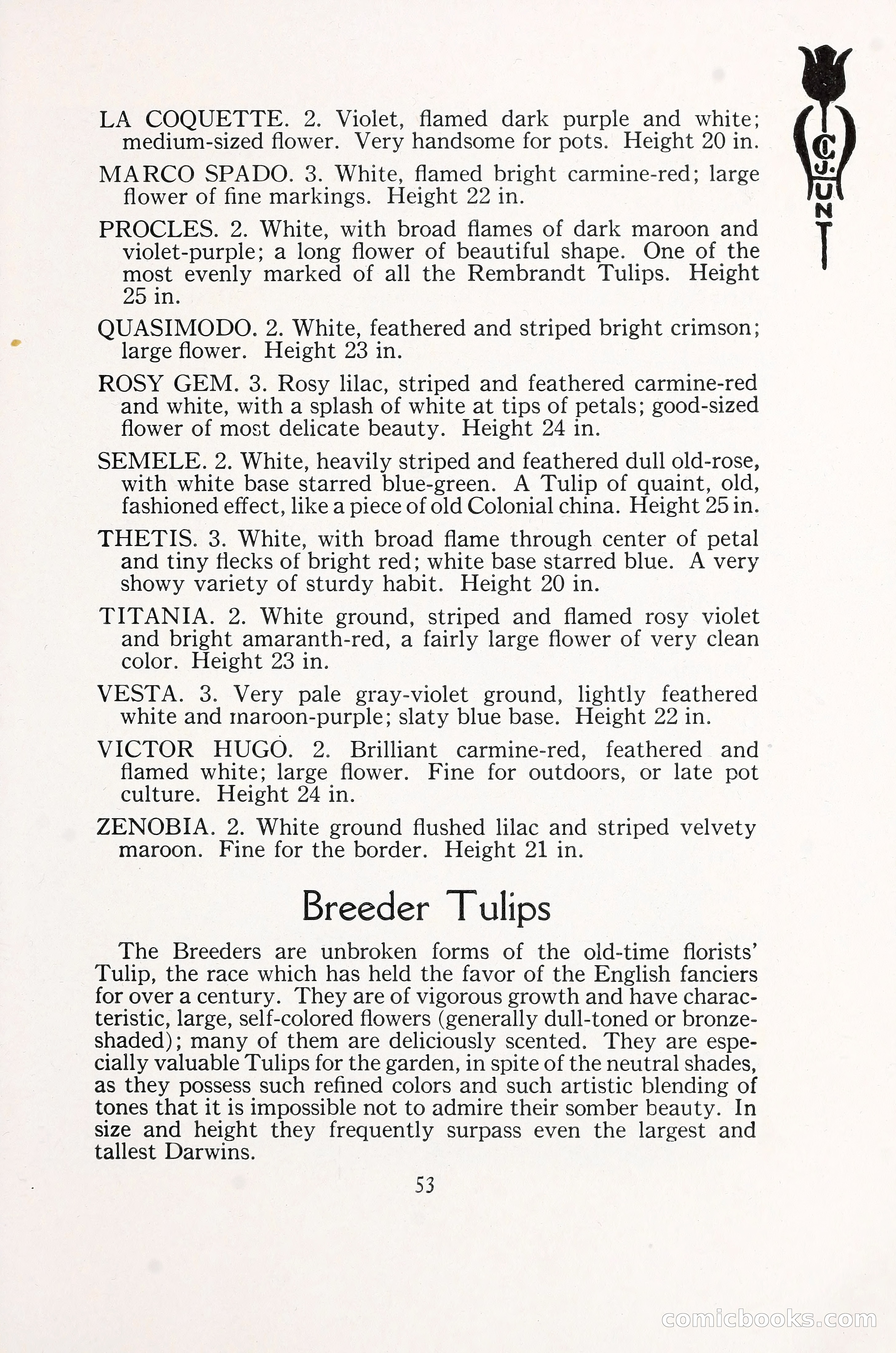 Blue Book of Bulbs, 1930 — page 72 of 137