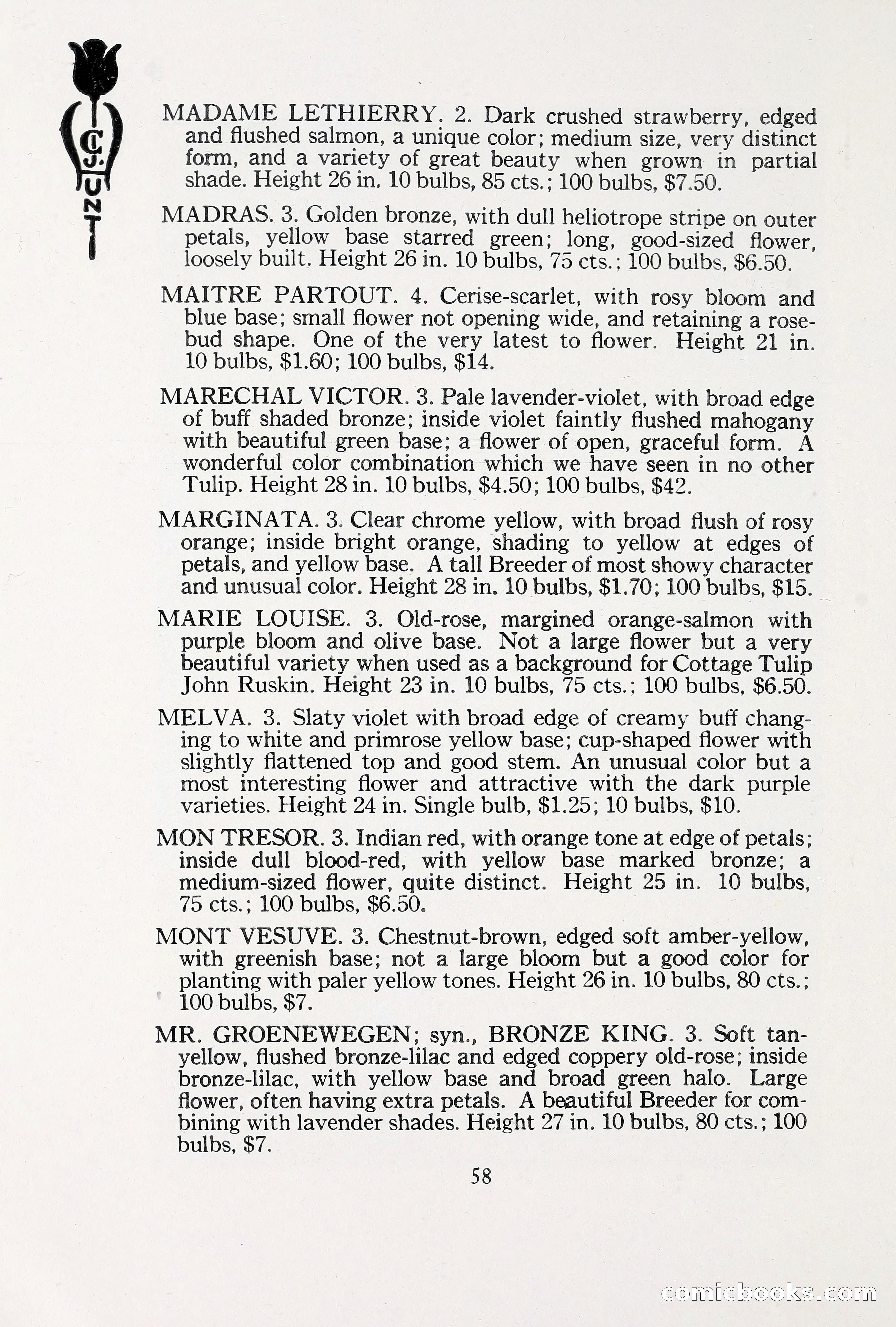 Blue Book of Bulbs, 1930 — page 83 of 137