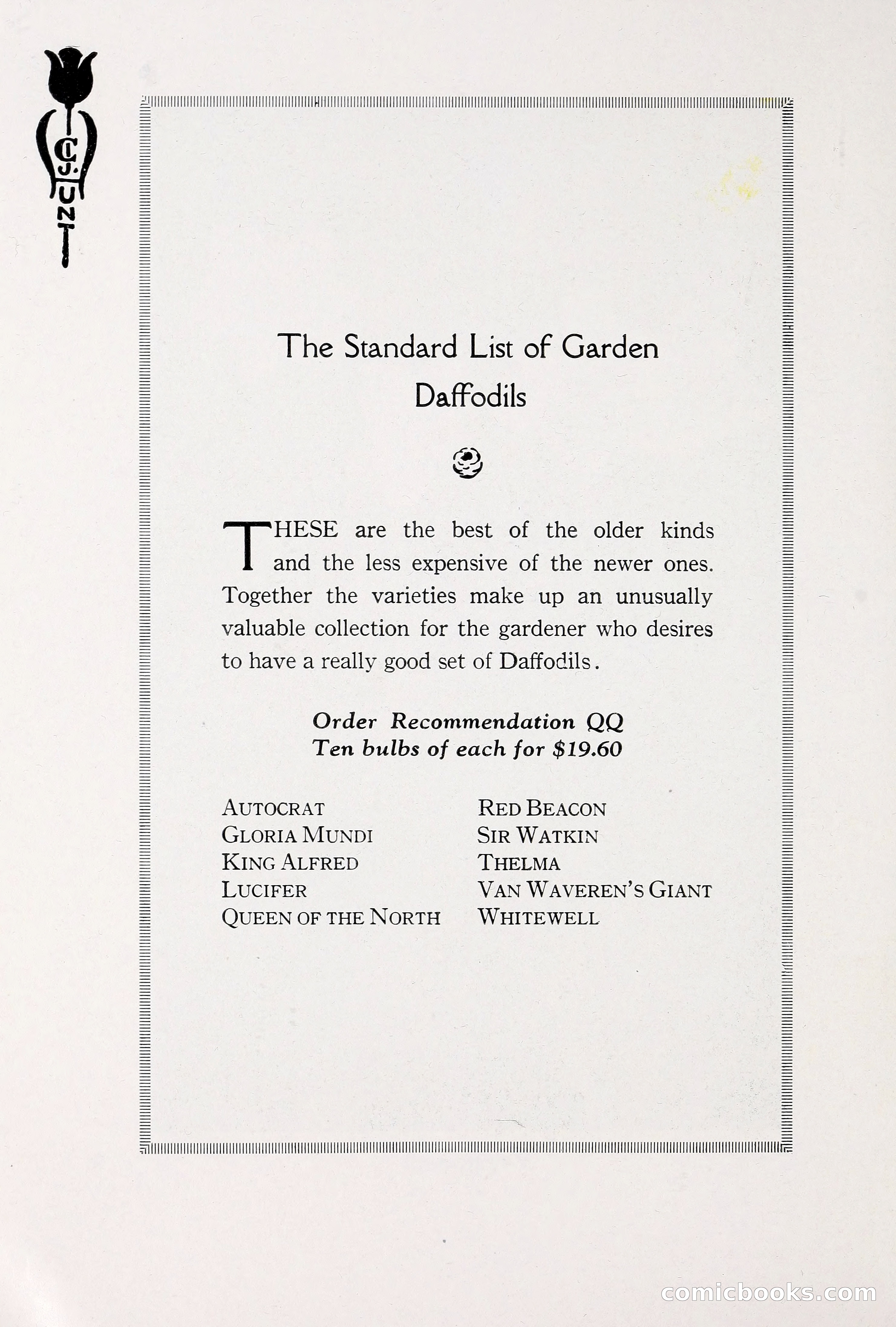 Blue Book of Bulbs, 1930 — page 107 of 137