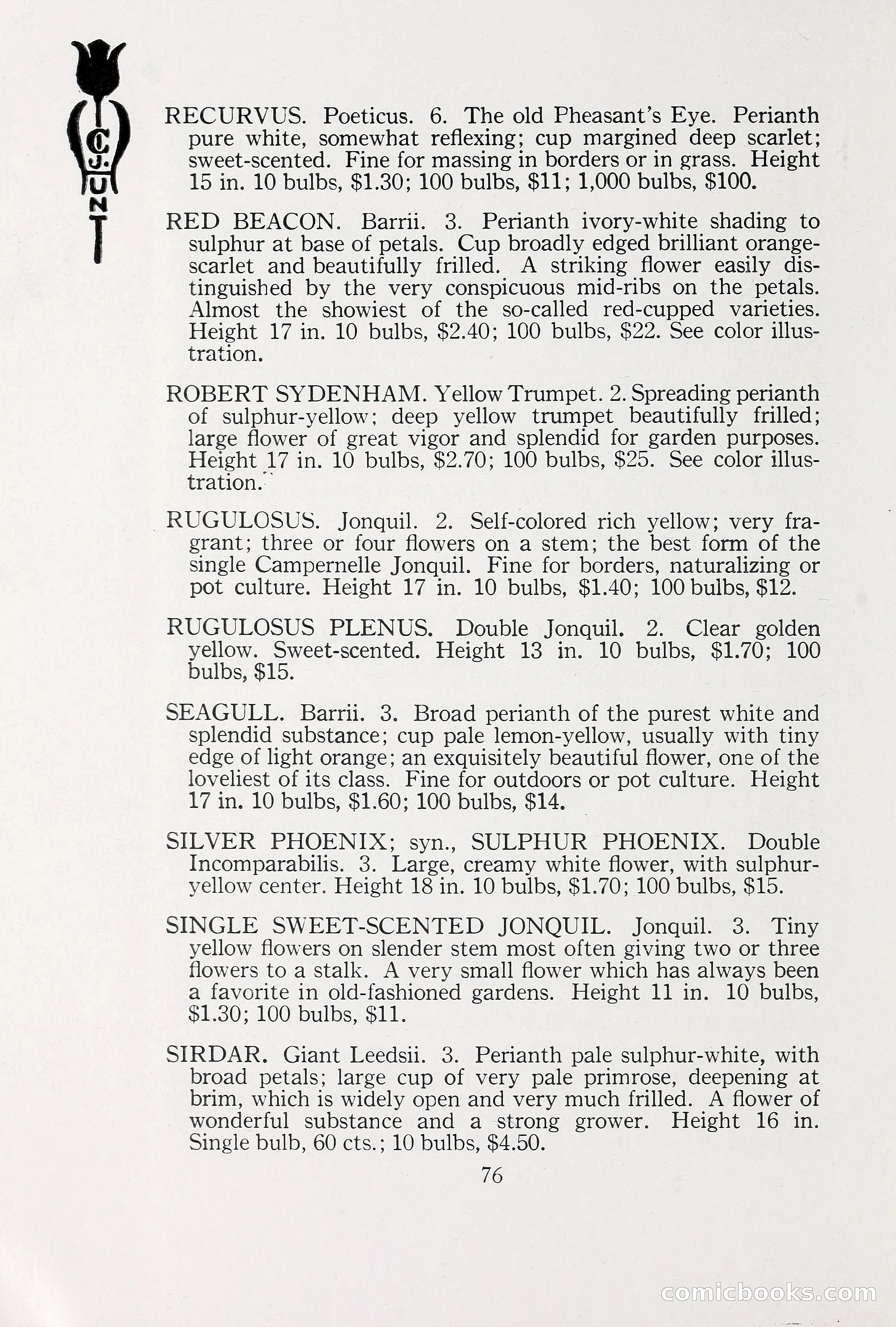 Blue Book of Bulbs, 1930 — page 113 of 137