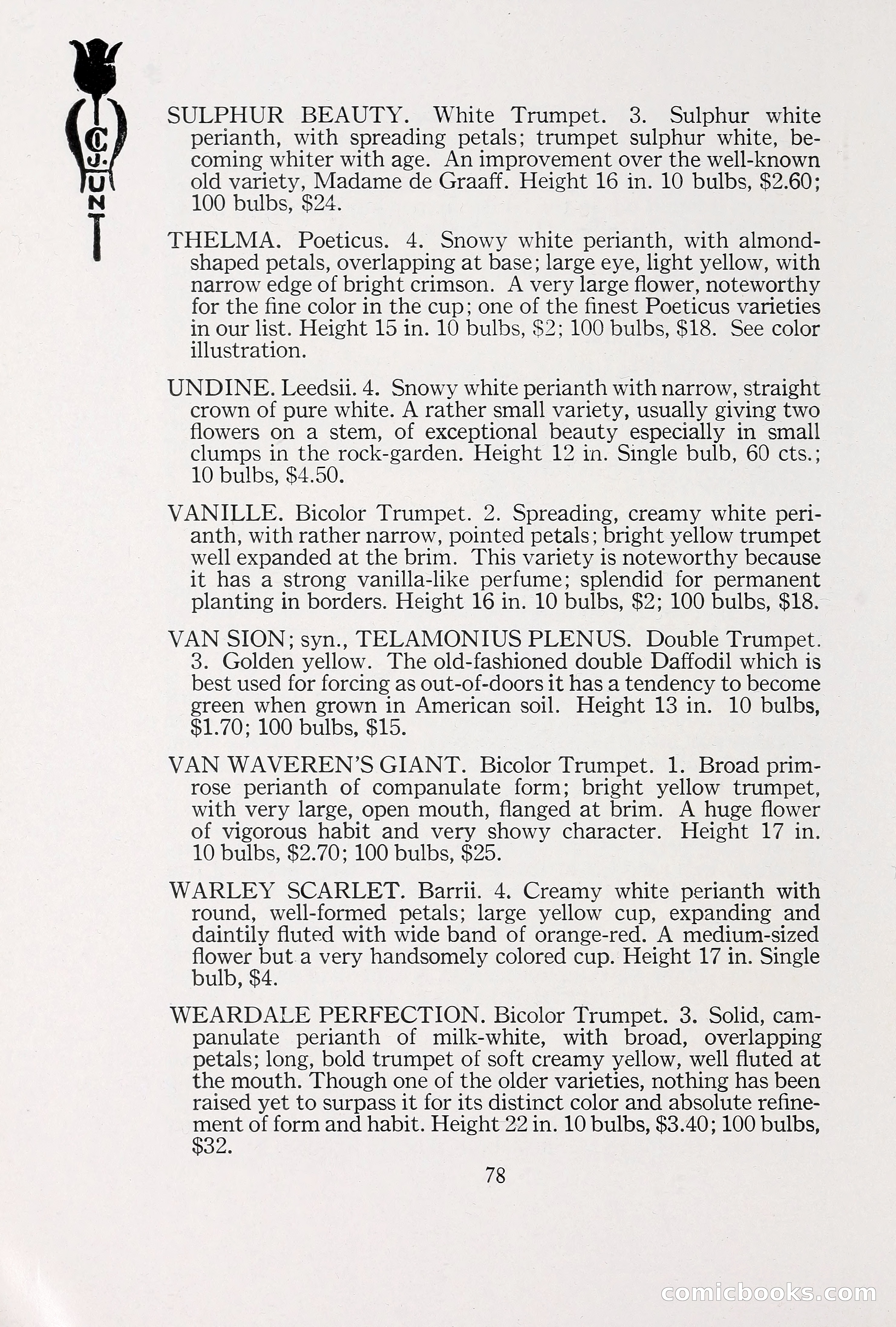 Blue Book of Bulbs, 1930 — page 117 of 137