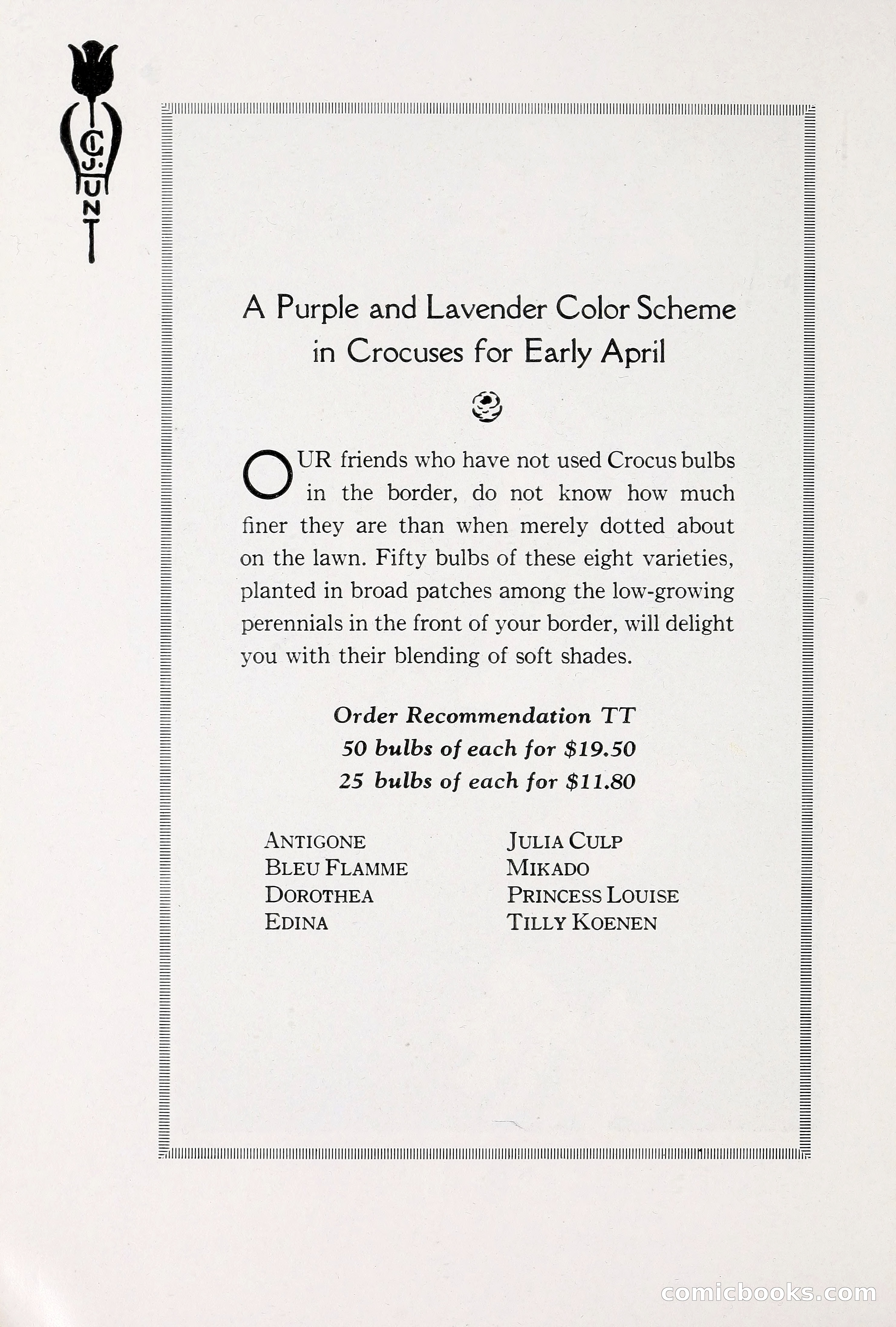Blue Book of Bulbs, 1930 — page 119 of 137