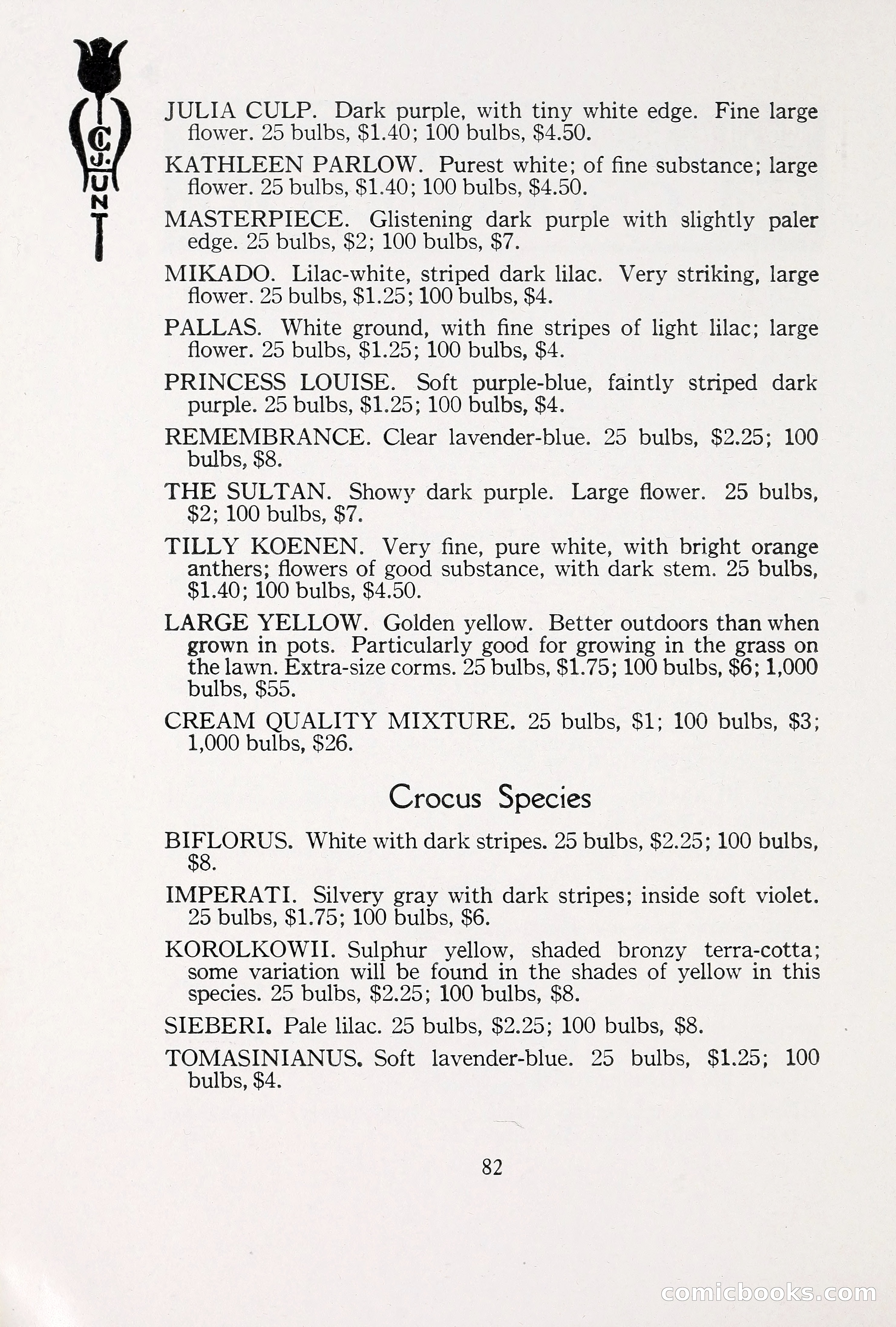 Blue Book of Bulbs, 1930 — page 123 of 137