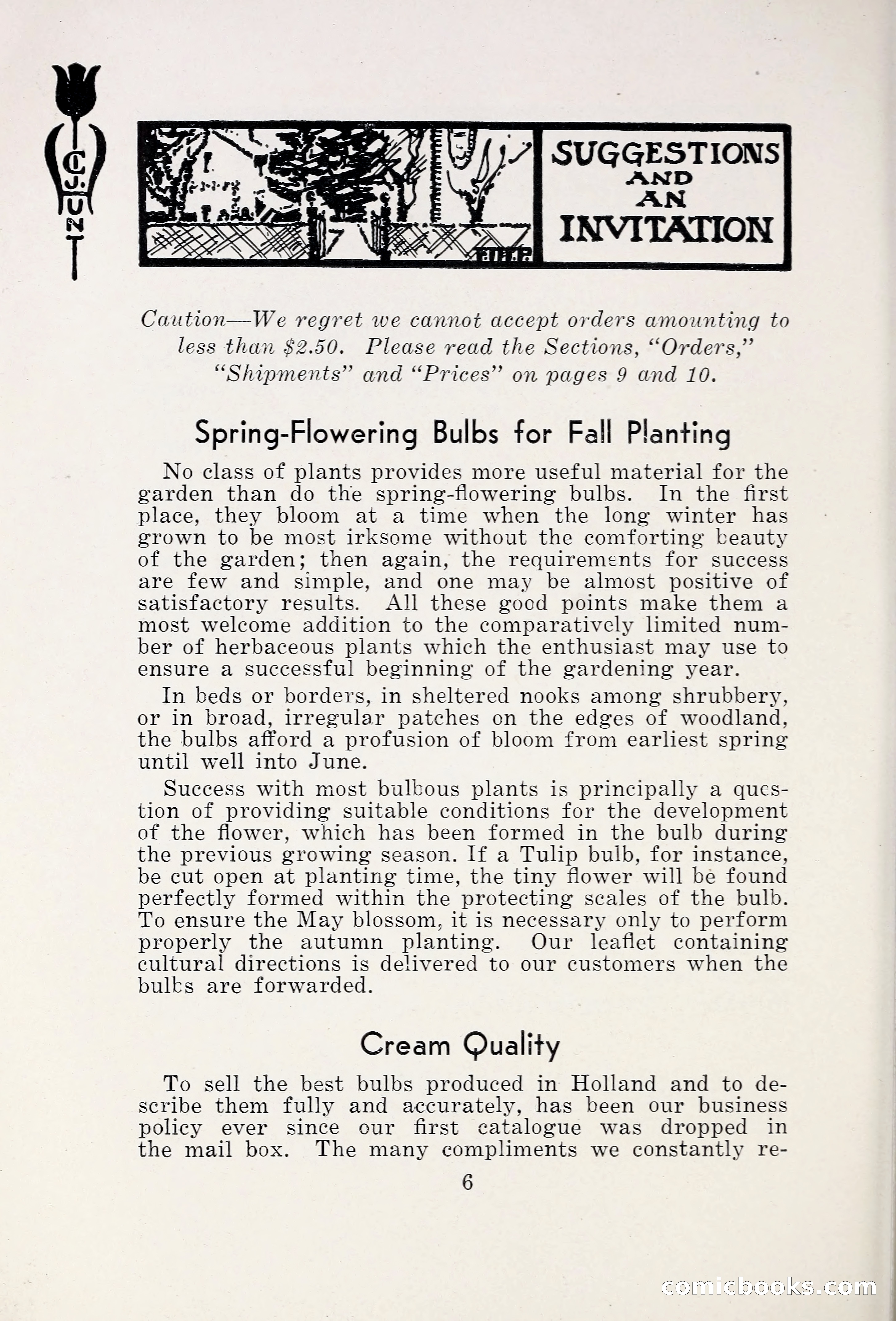 Blue Book of Bulbs, 1931 — page 11 of 142