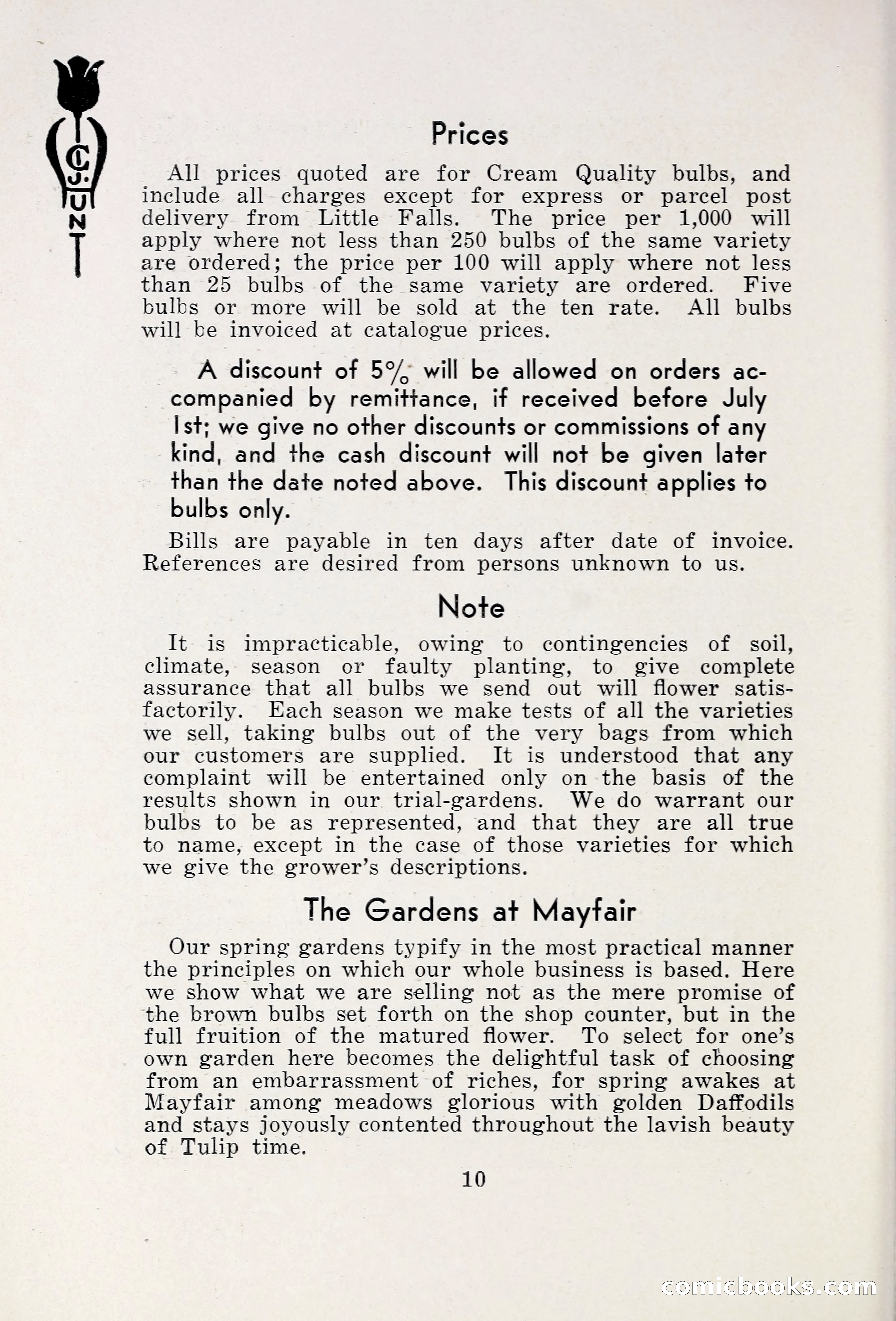 Blue Book of Bulbs, 1931 — page 15 of 142