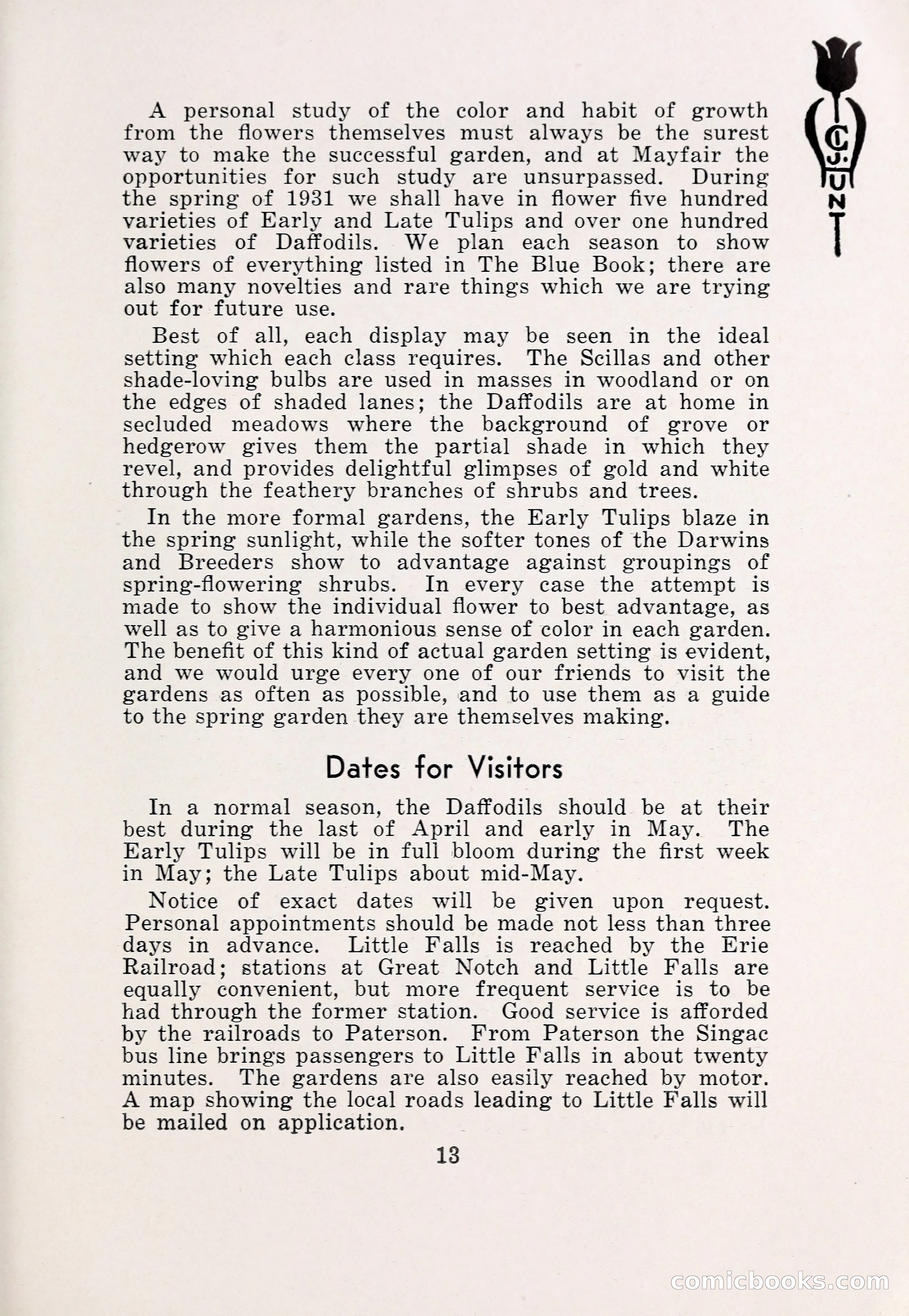 Blue Book of Bulbs, 1931 — page 18 of 142