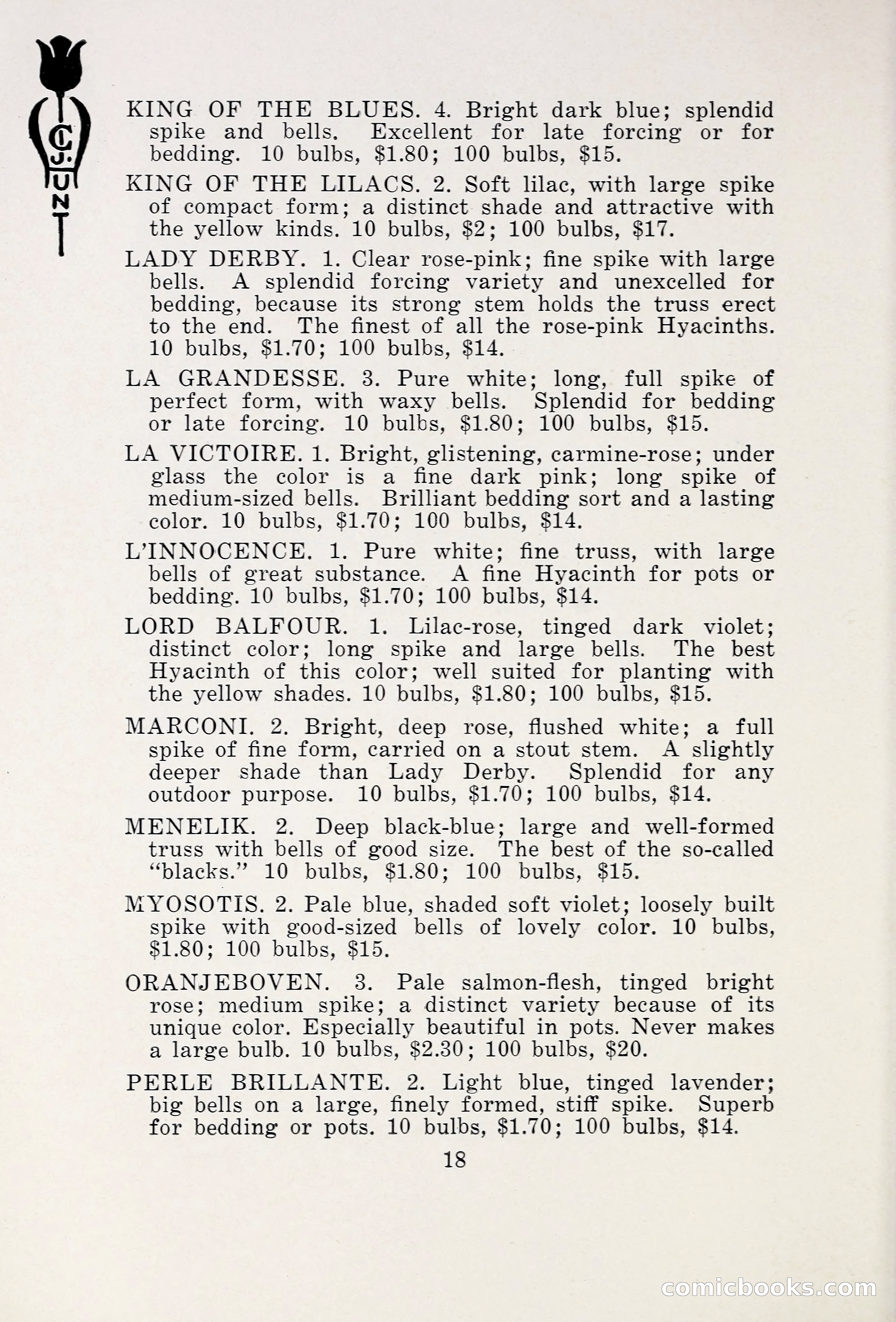 Blue Book of Bulbs, 1931 — page 23 of 142