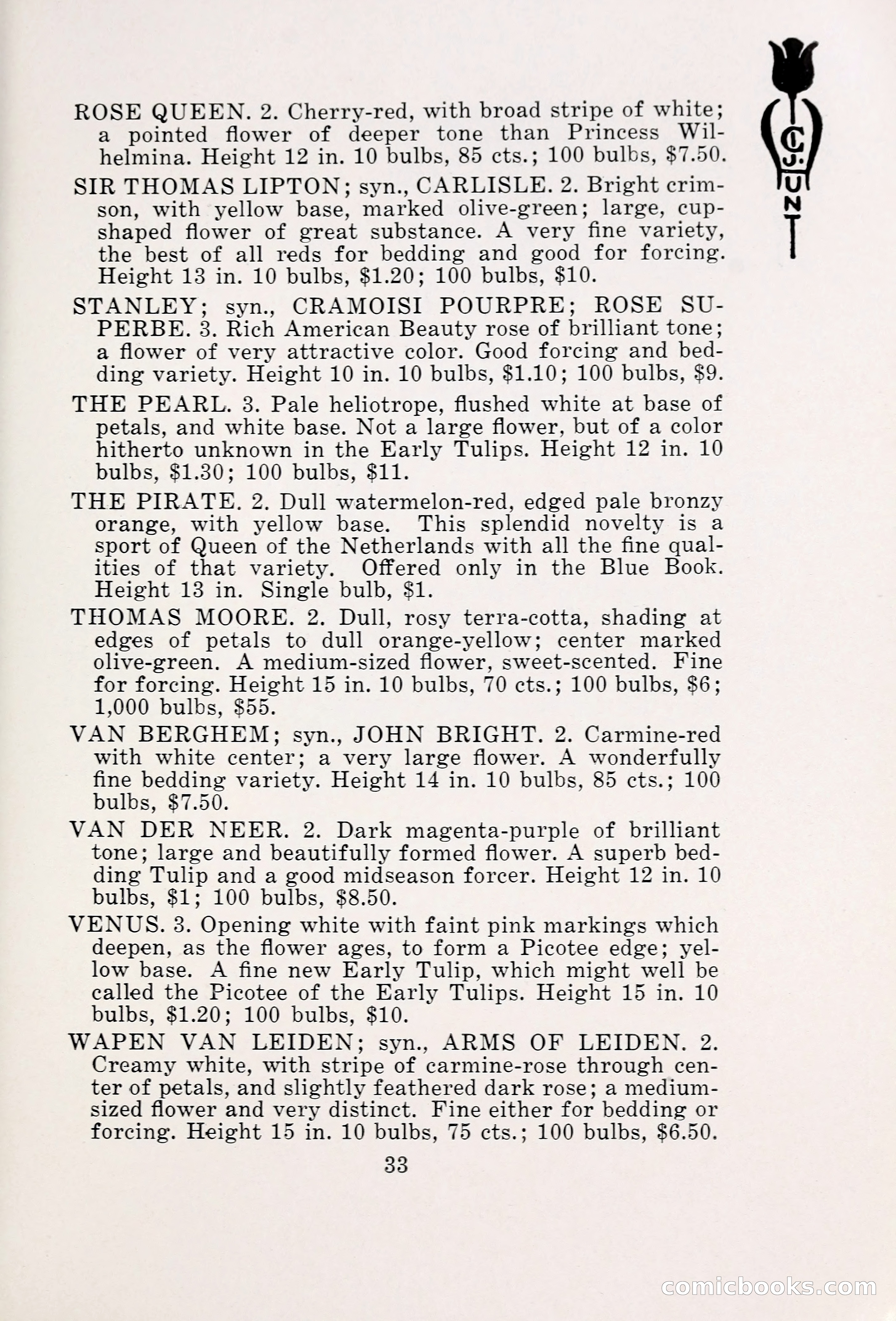 Blue Book of Bulbs, 1931 — page 38 of 142