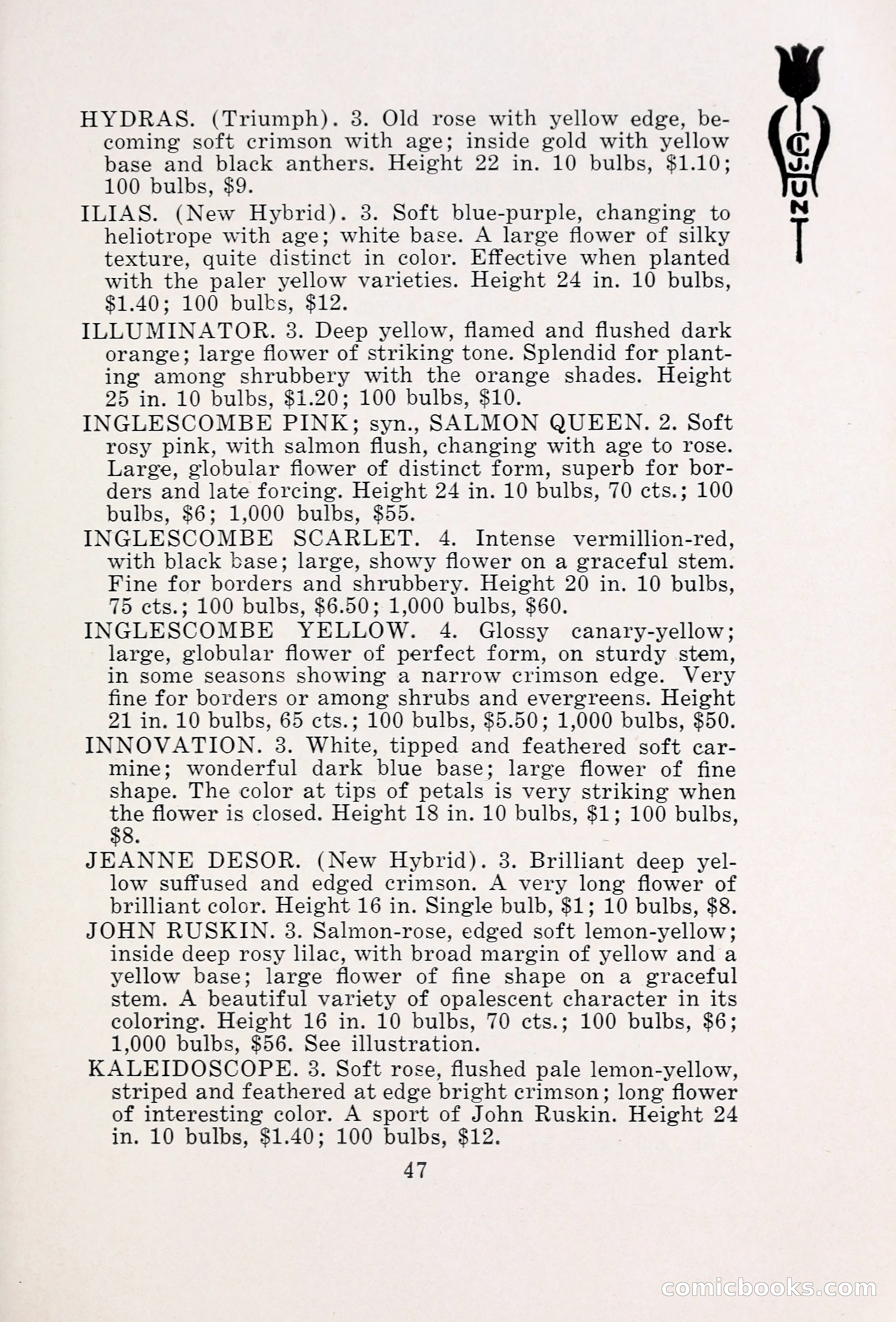 Blue Book of Bulbs, 1931 — page 52 of 142