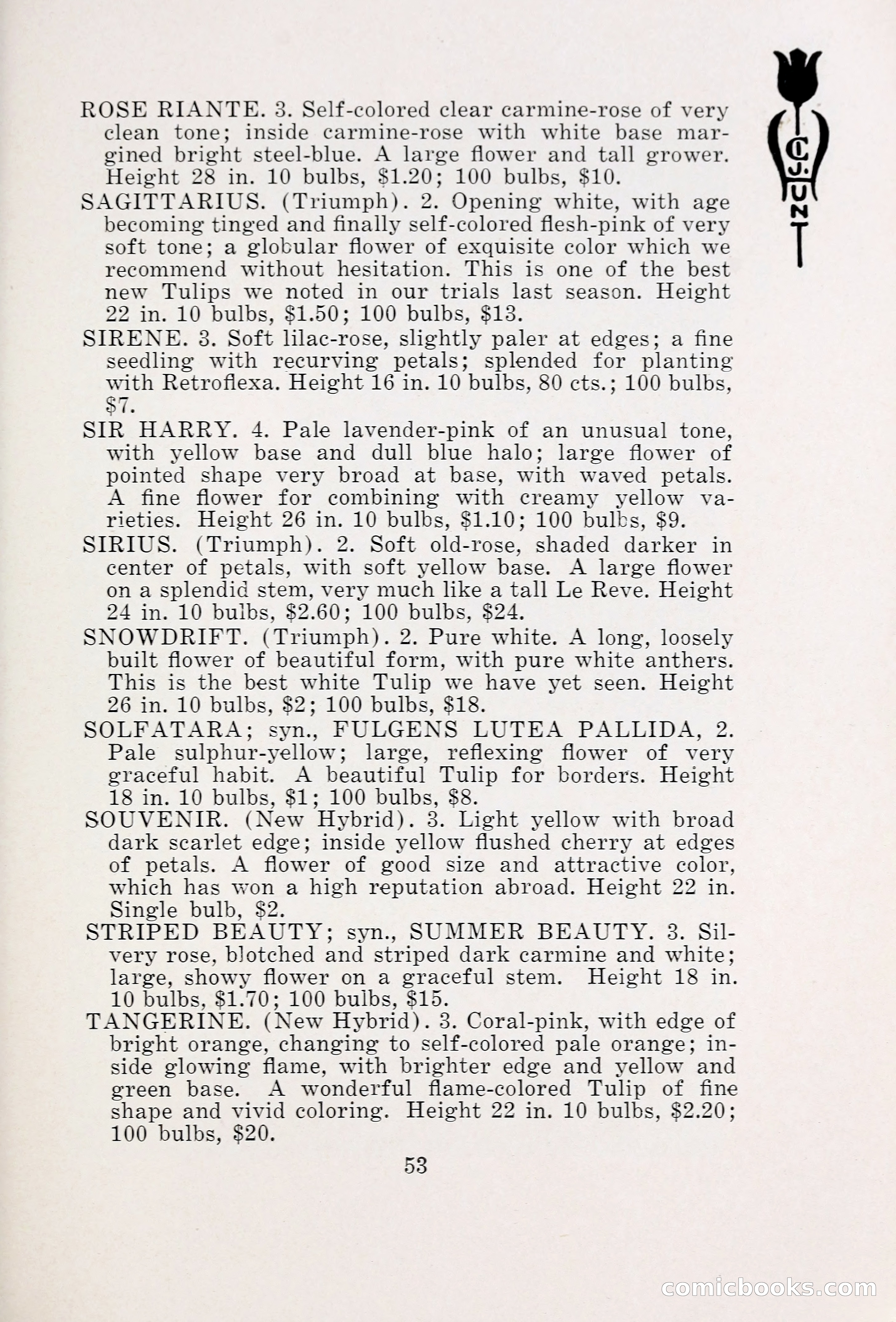 Blue Book of Bulbs, 1931 — page 58 of 142