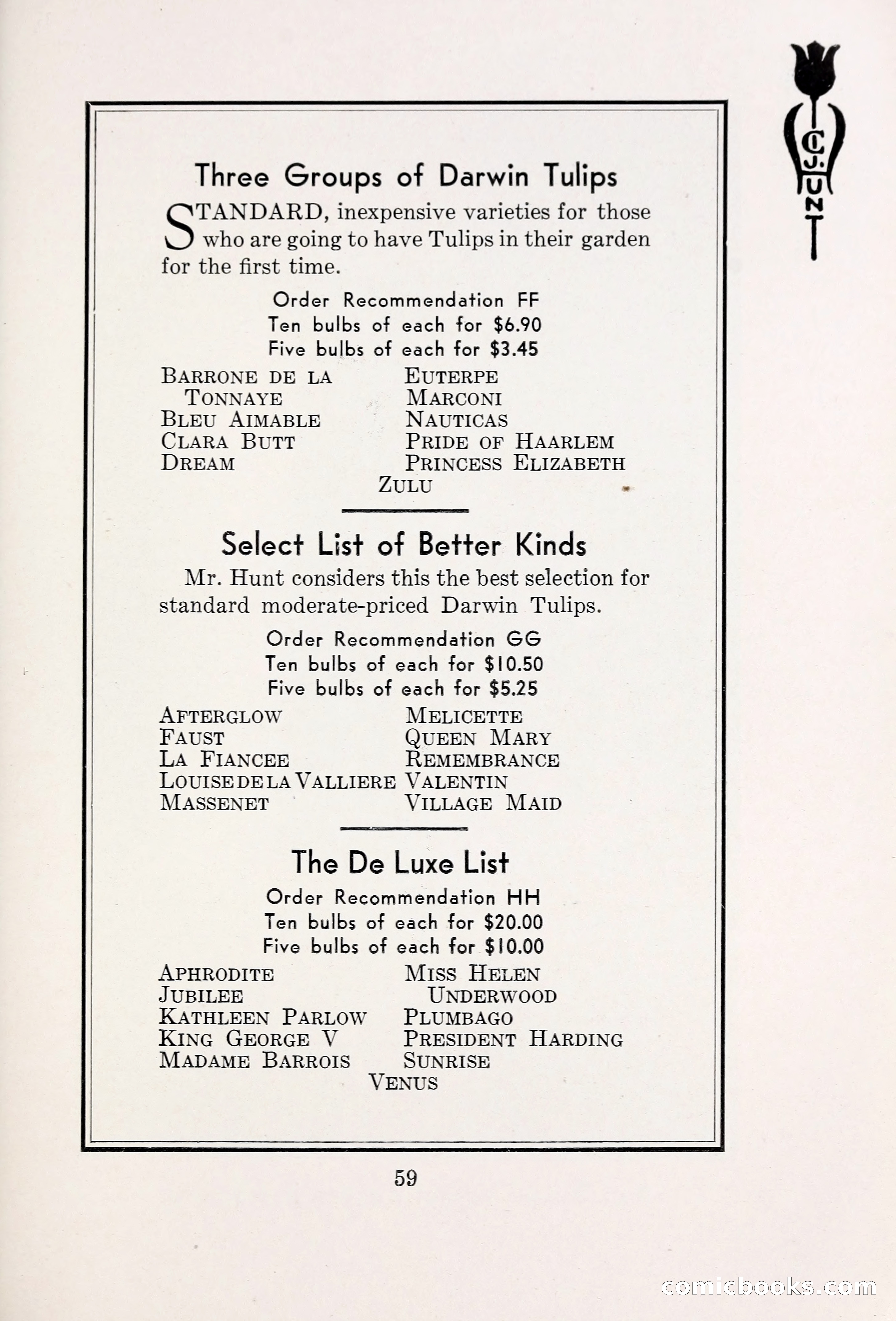 Blue Book of Bulbs, 1931 — page 64 of 142