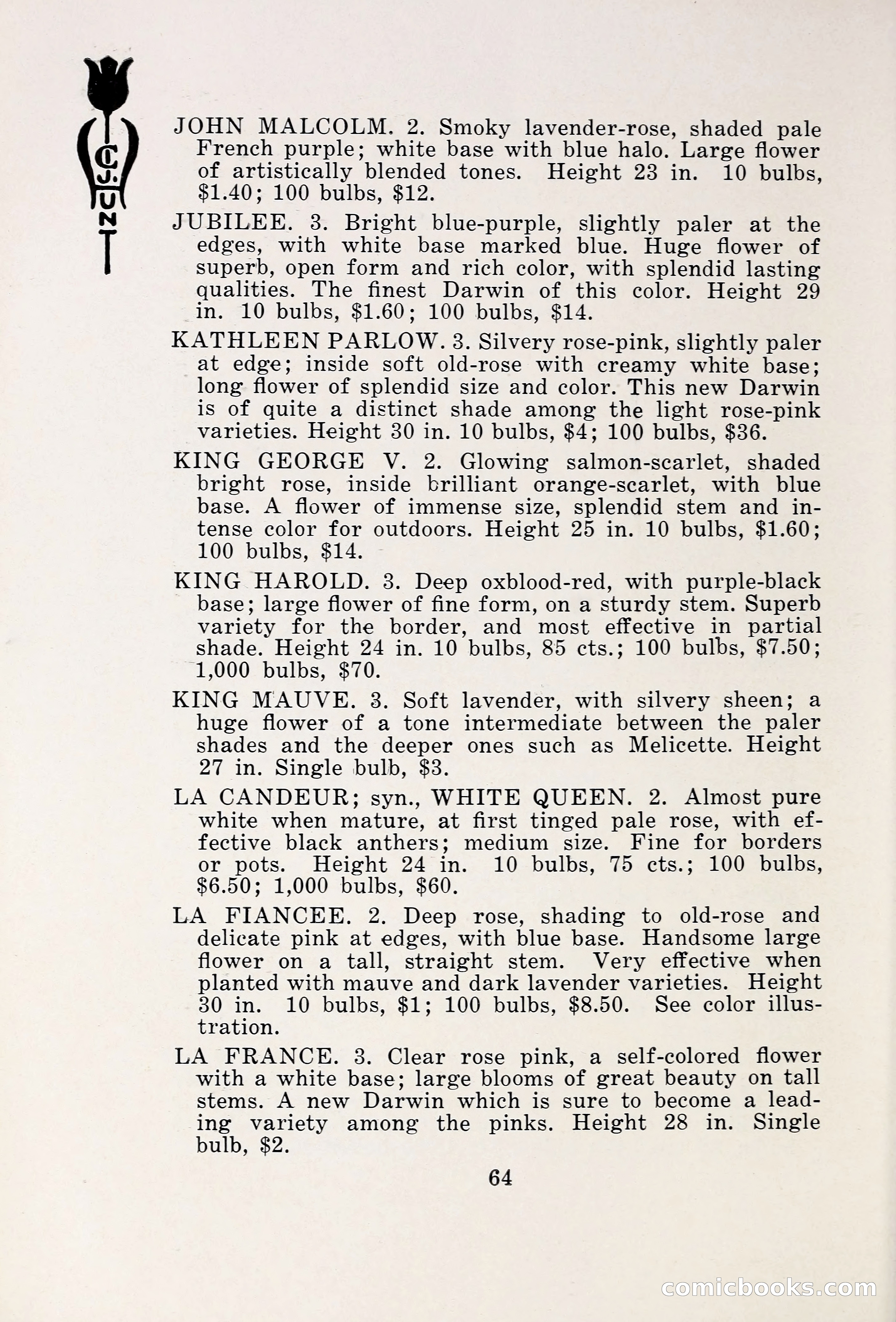 Blue Book of Bulbs, 1931 — page 69 of 142