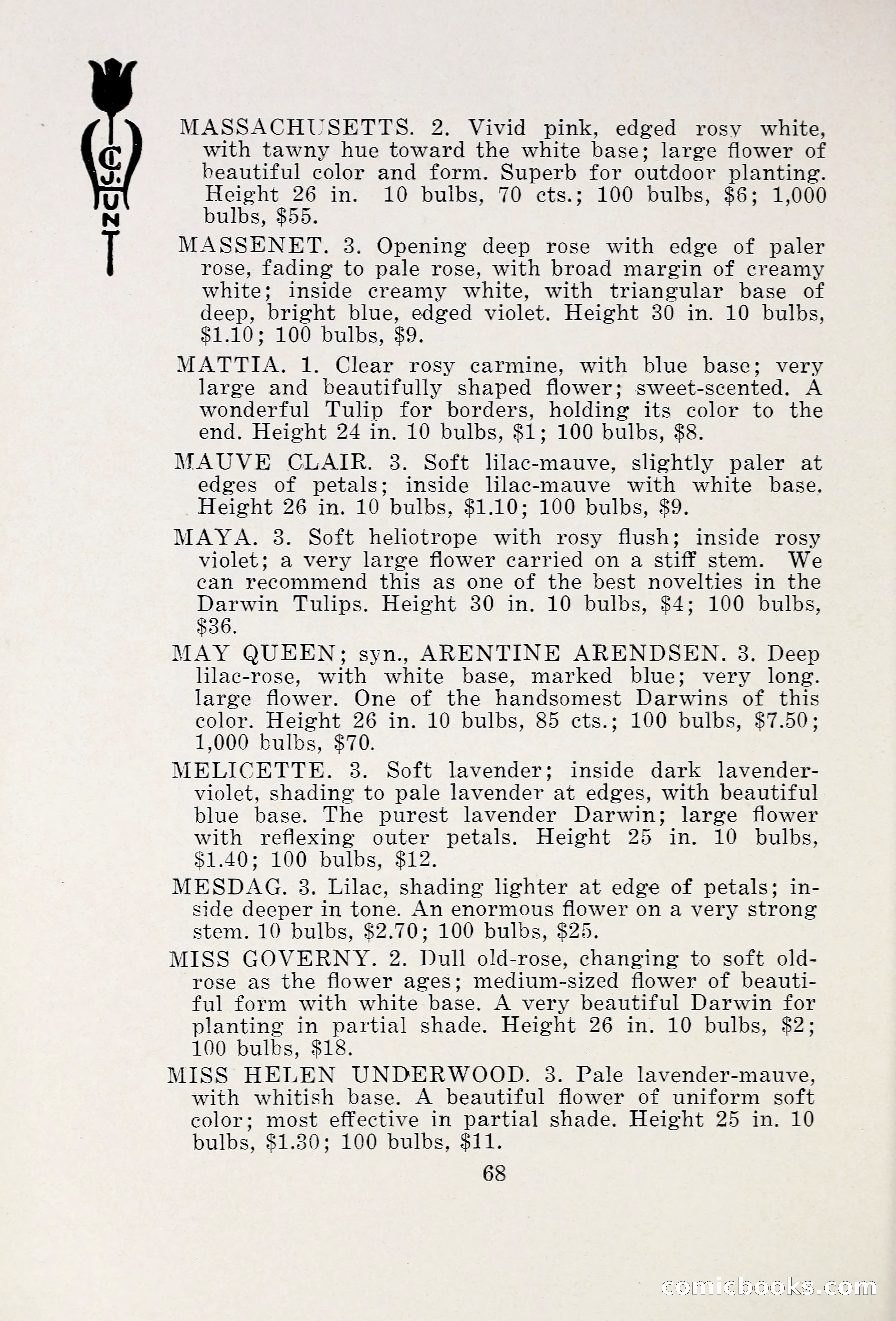 Blue Book of Bulbs, 1931 — page 73 of 142