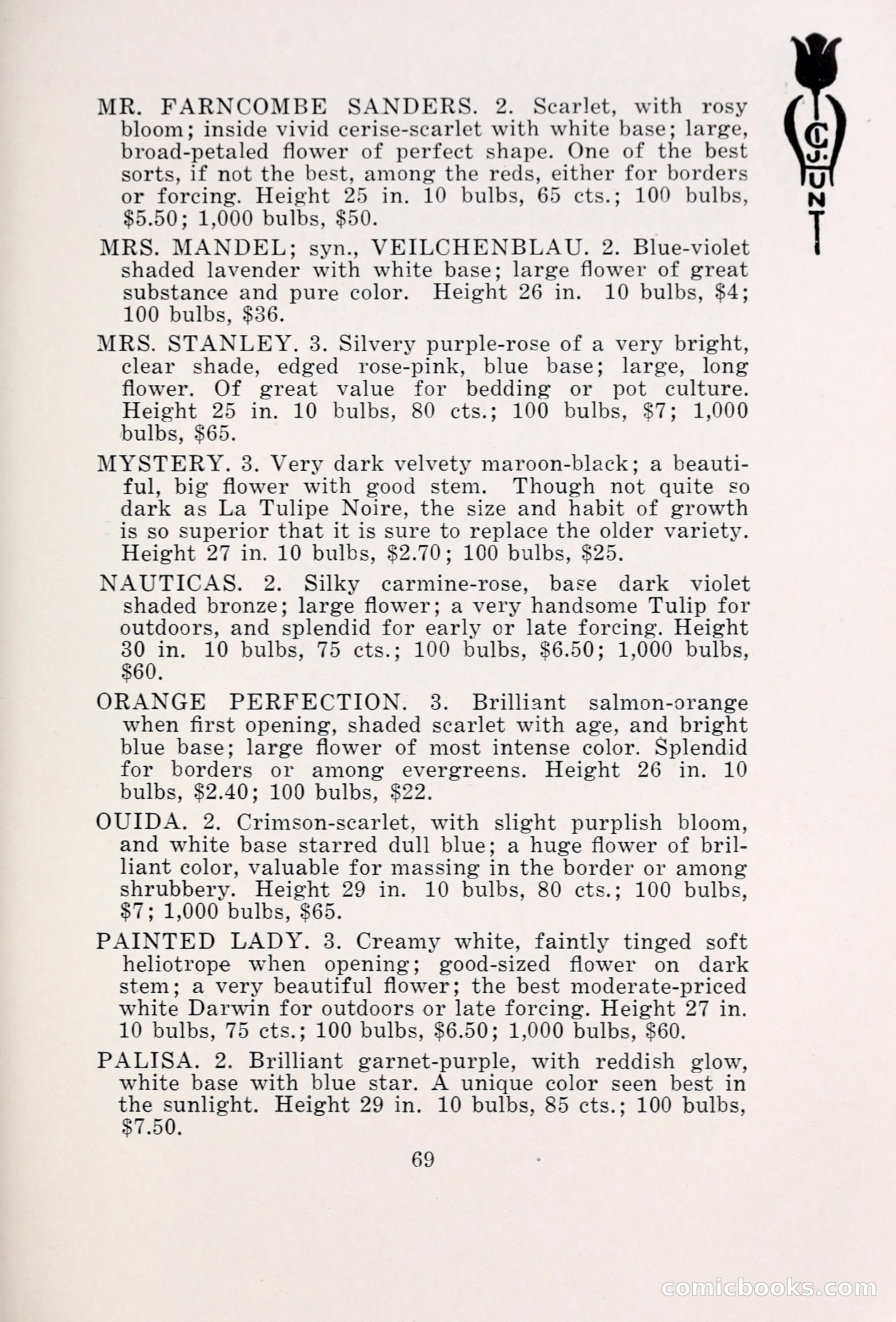 Blue Book of Bulbs, 1931 — page 74 of 142
