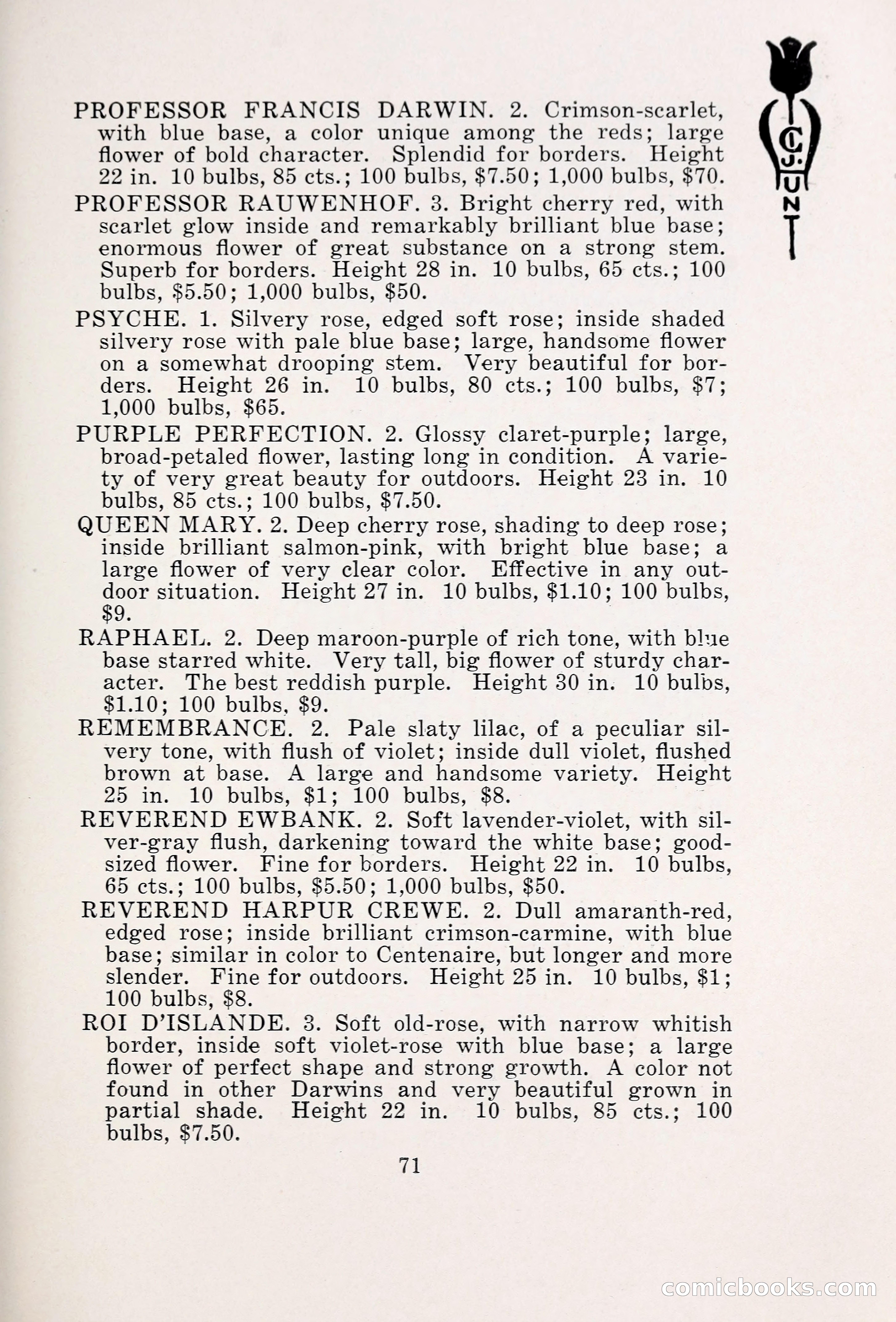 Blue Book of Bulbs, 1931 — page 76 of 142