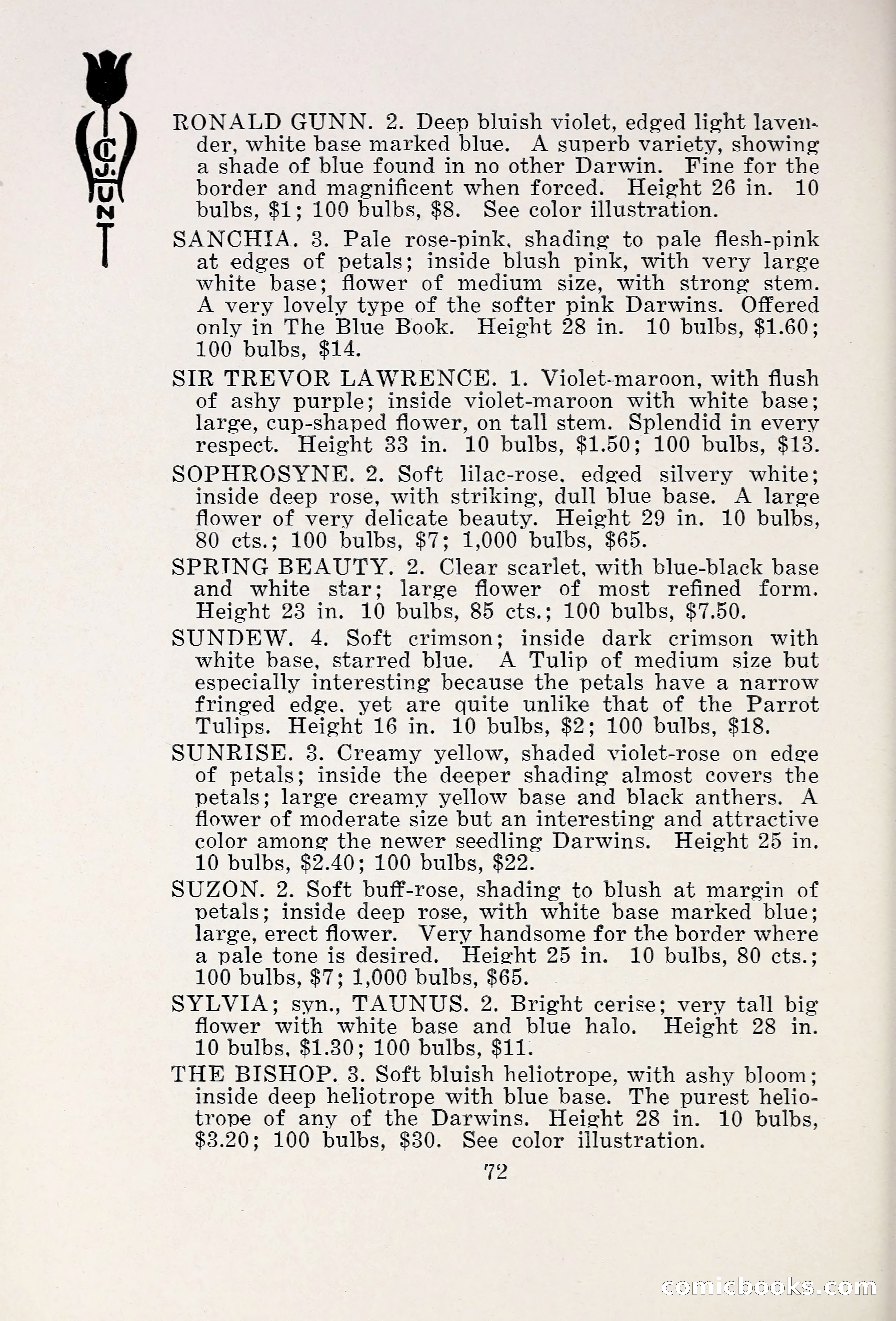 Blue Book of Bulbs, 1931 — page 77 of 142