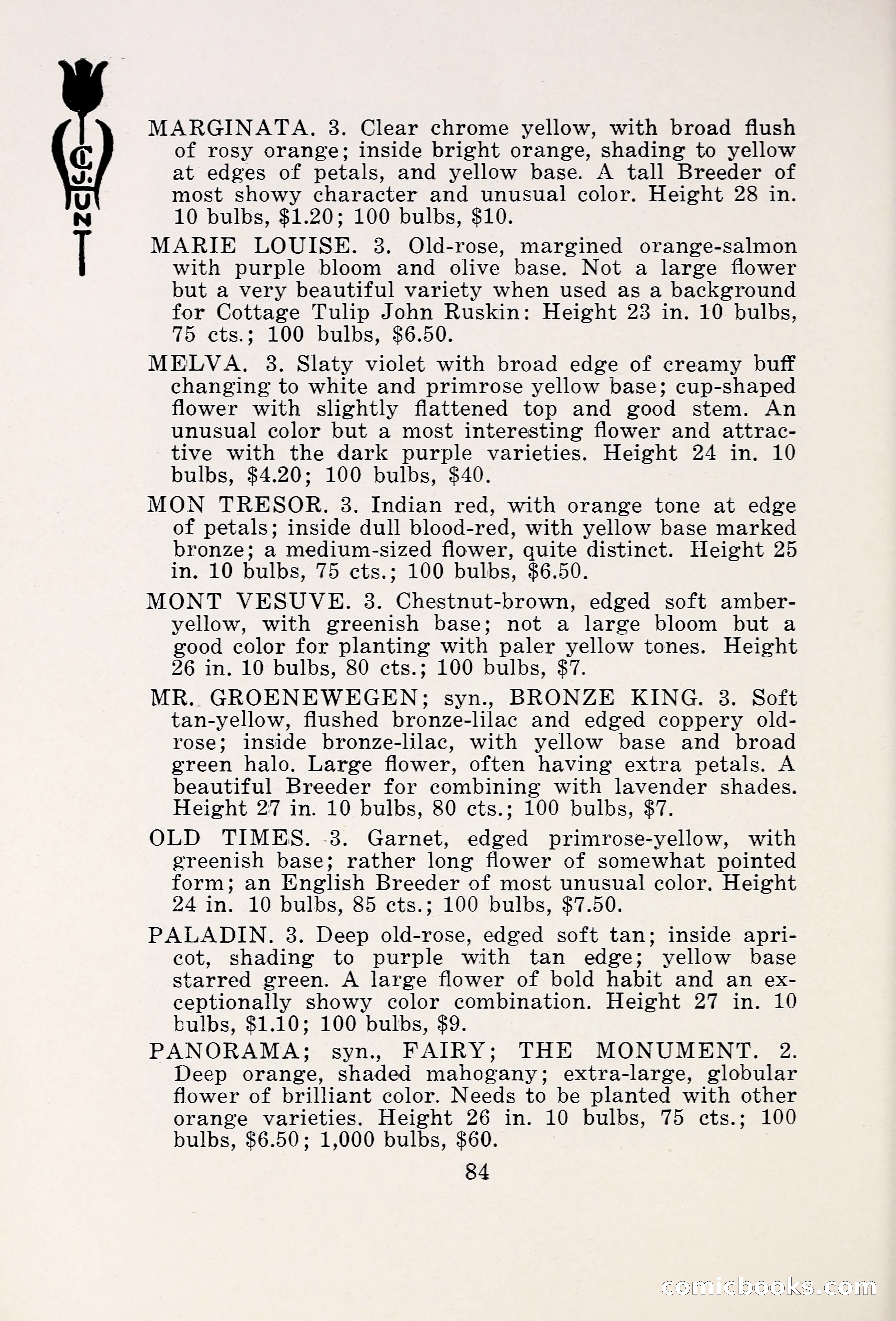 Blue Book of Bulbs, 1931 — page 89 of 142