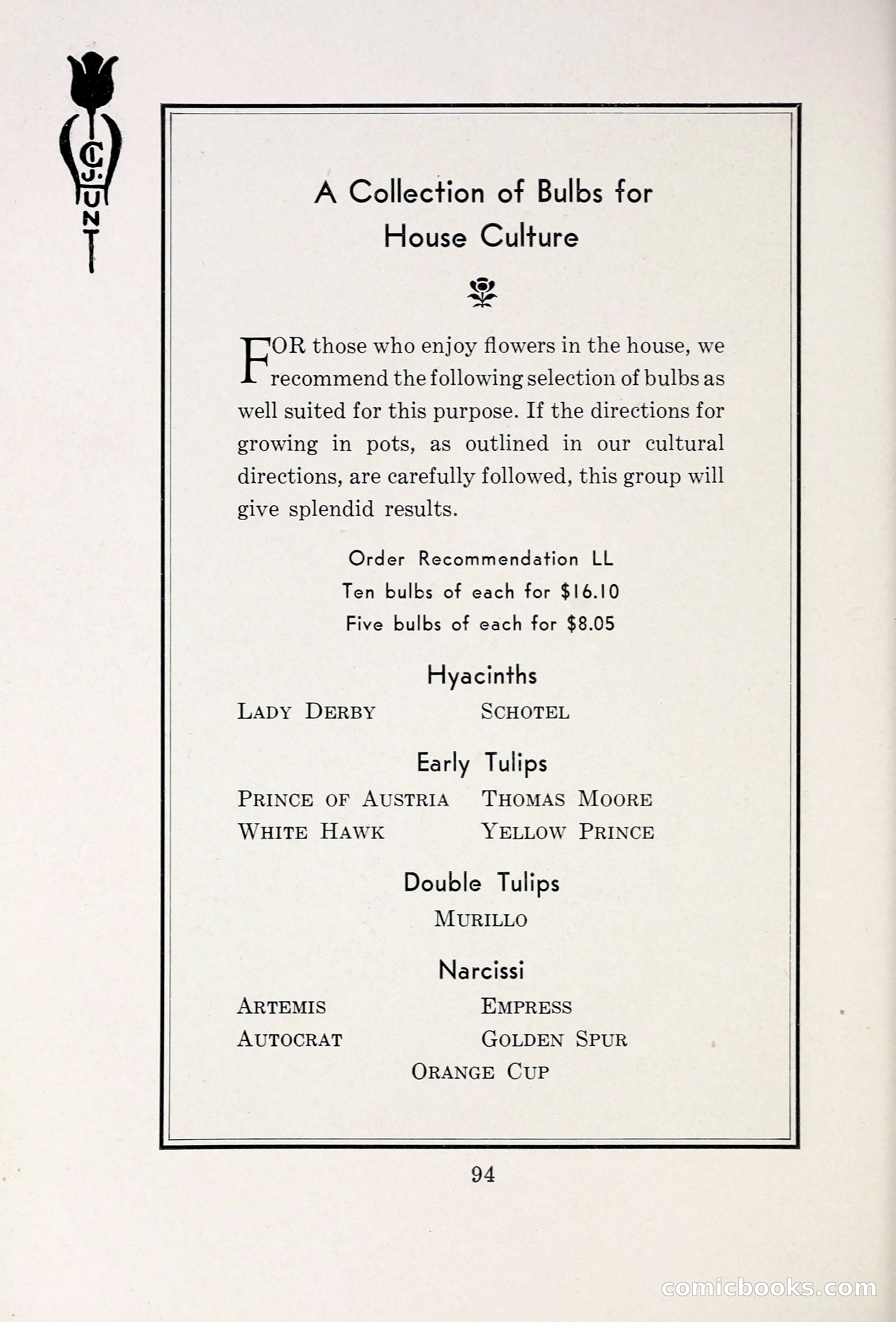 Blue Book of Bulbs, 1931 — page 99 of 142