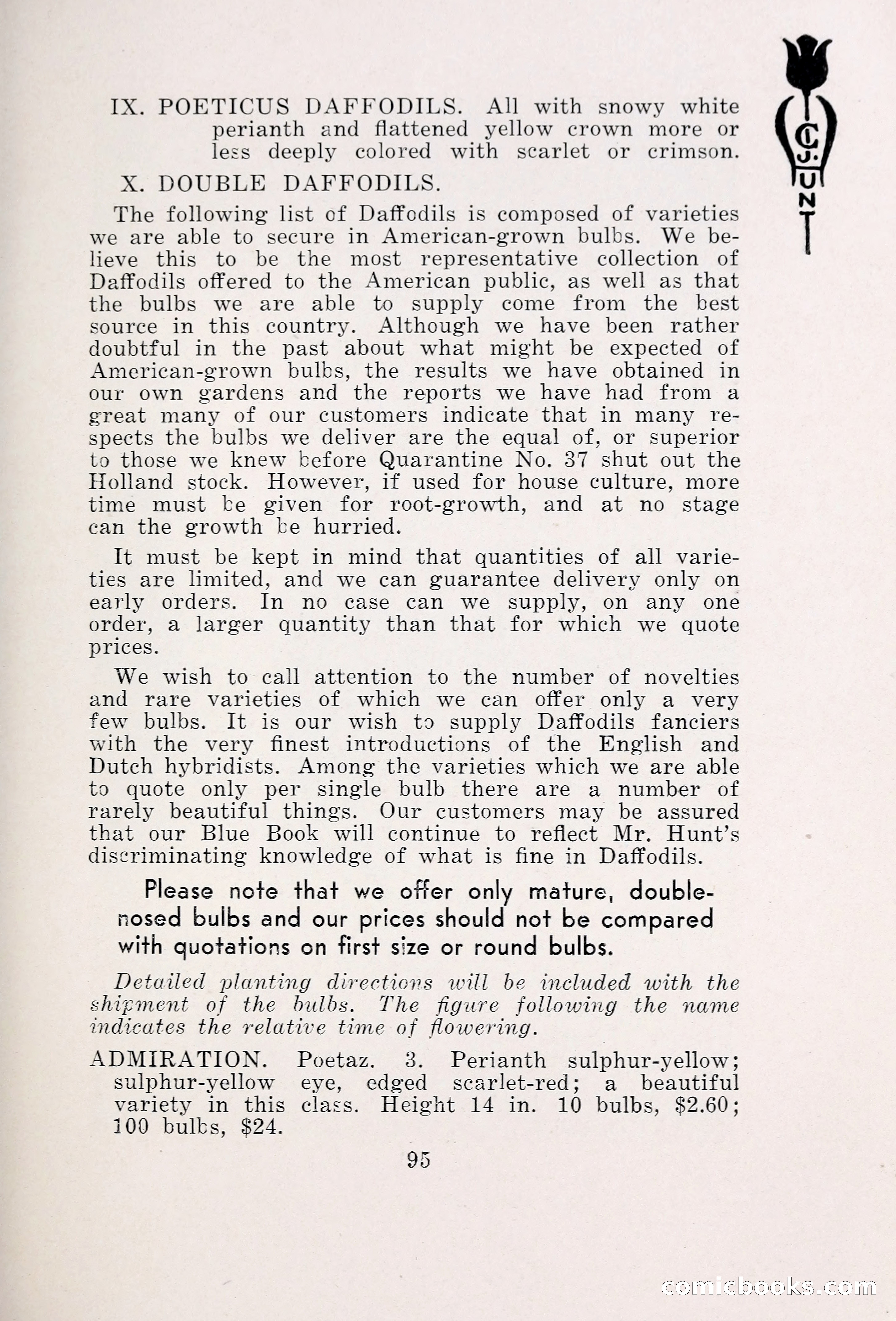 Blue Book of Bulbs, 1931 — page 100 of 142