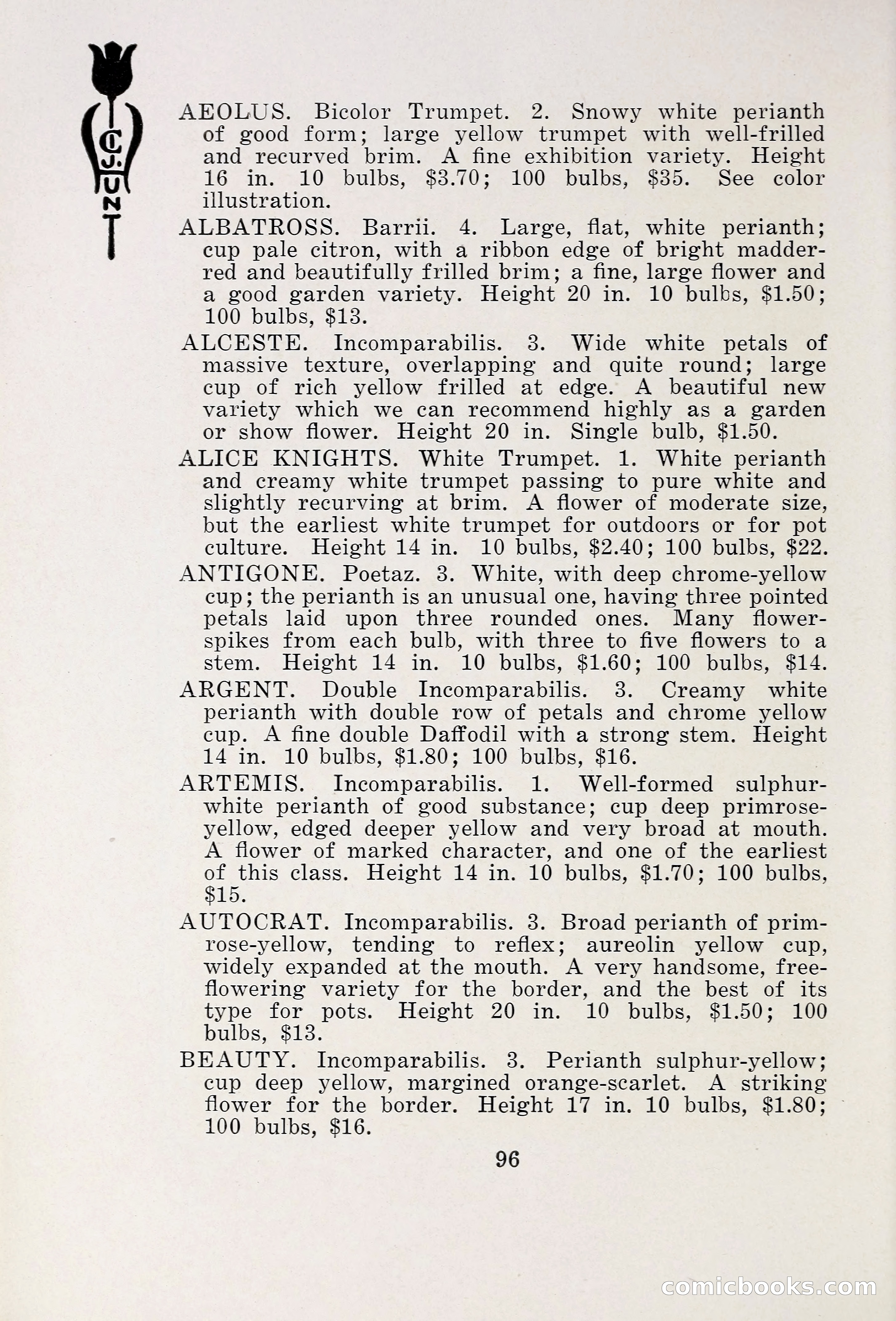 Blue Book of Bulbs, 1931 — page 101 of 142