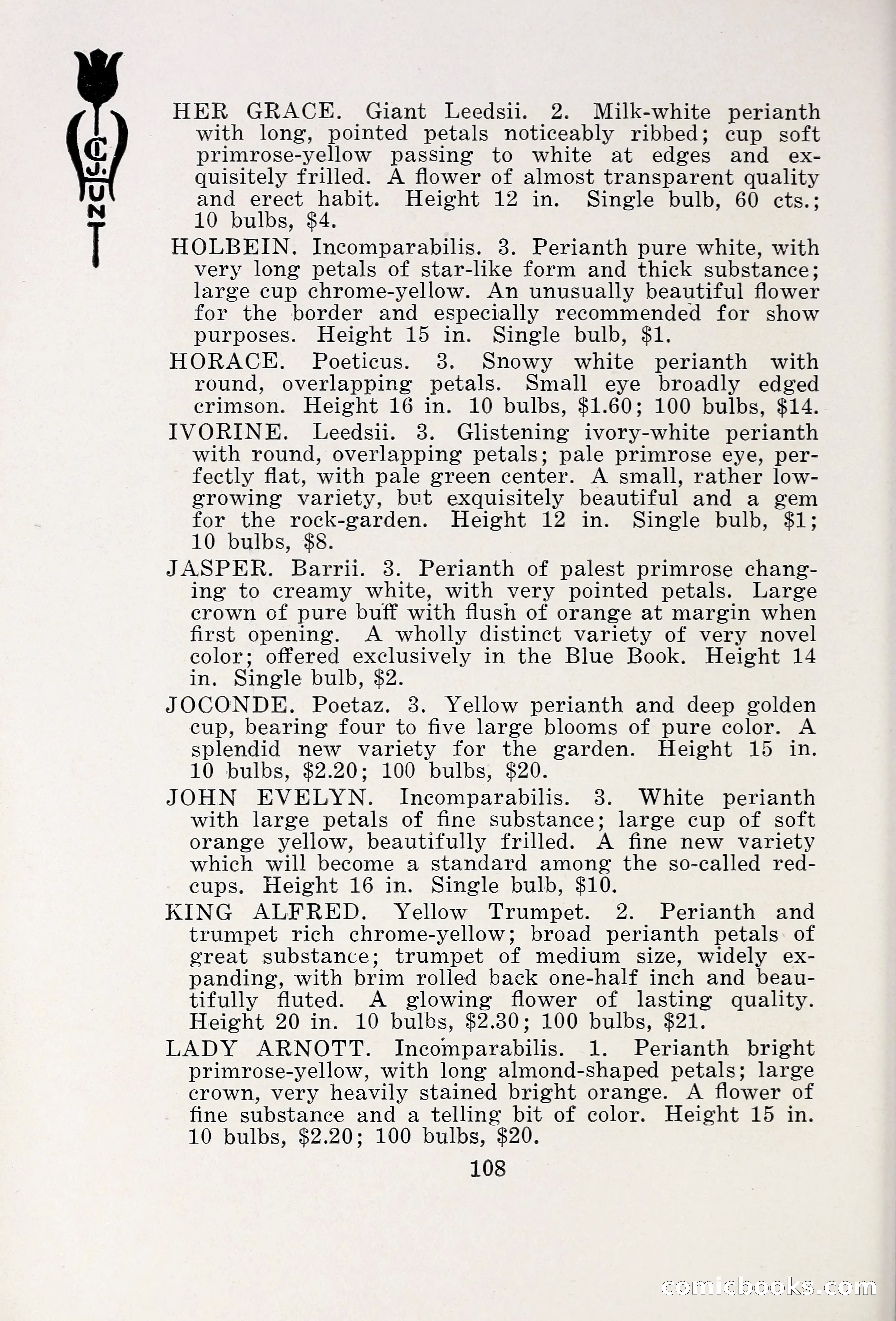 Blue Book of Bulbs, 1931 — page 113 of 142