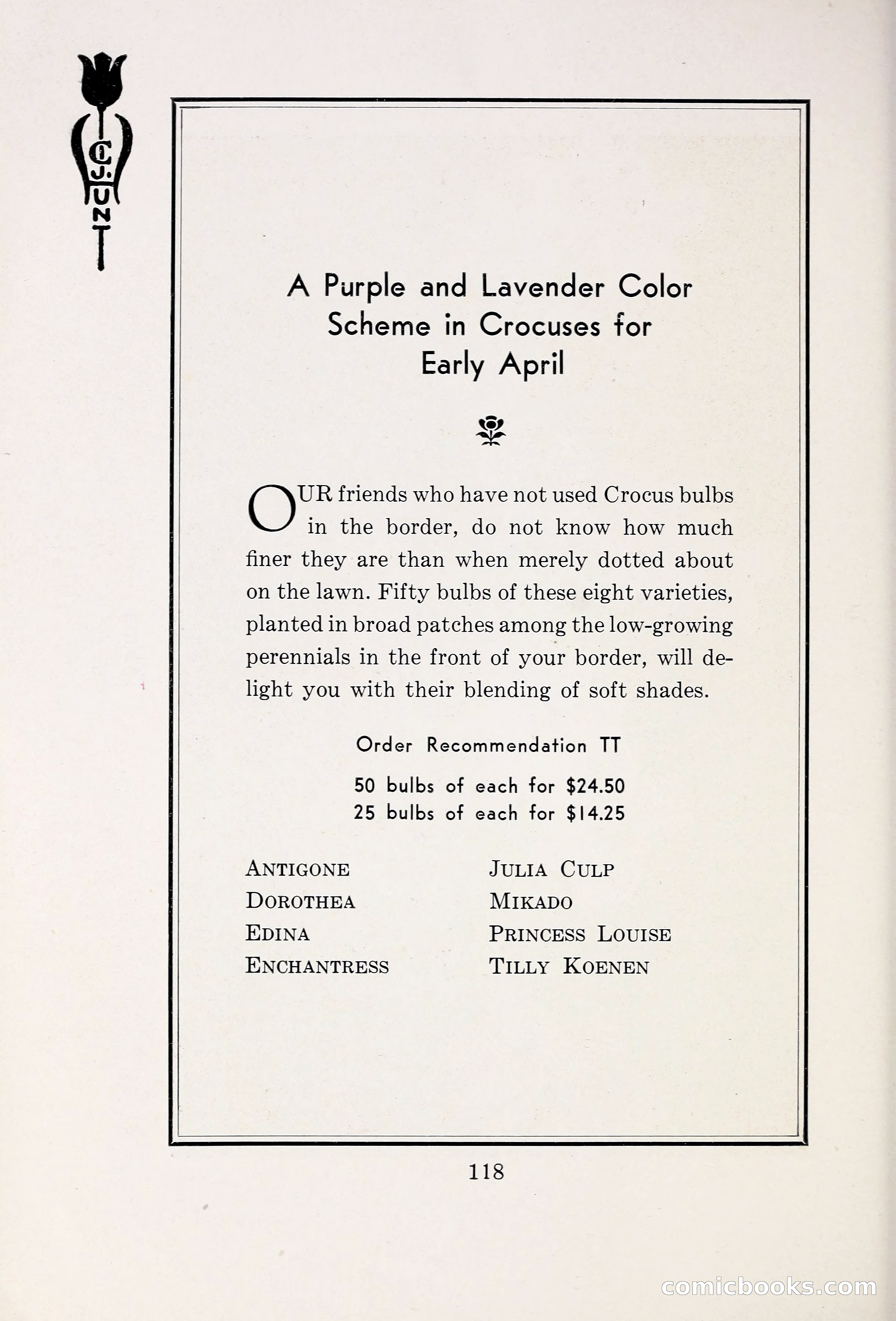 Blue Book of Bulbs, 1931 — page 123 of 142