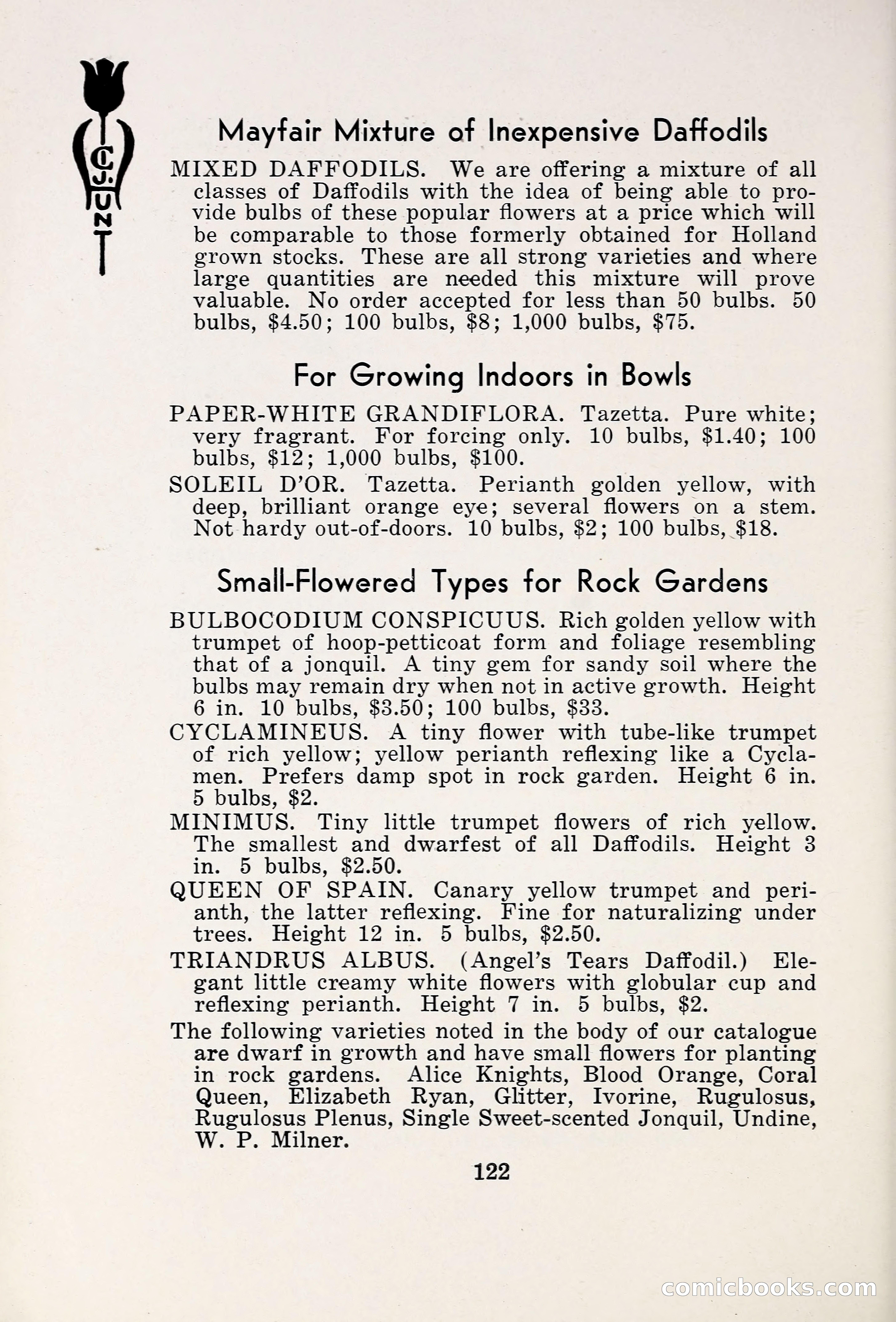 Blue Book of Bulbs, 1931 — page 127 of 142