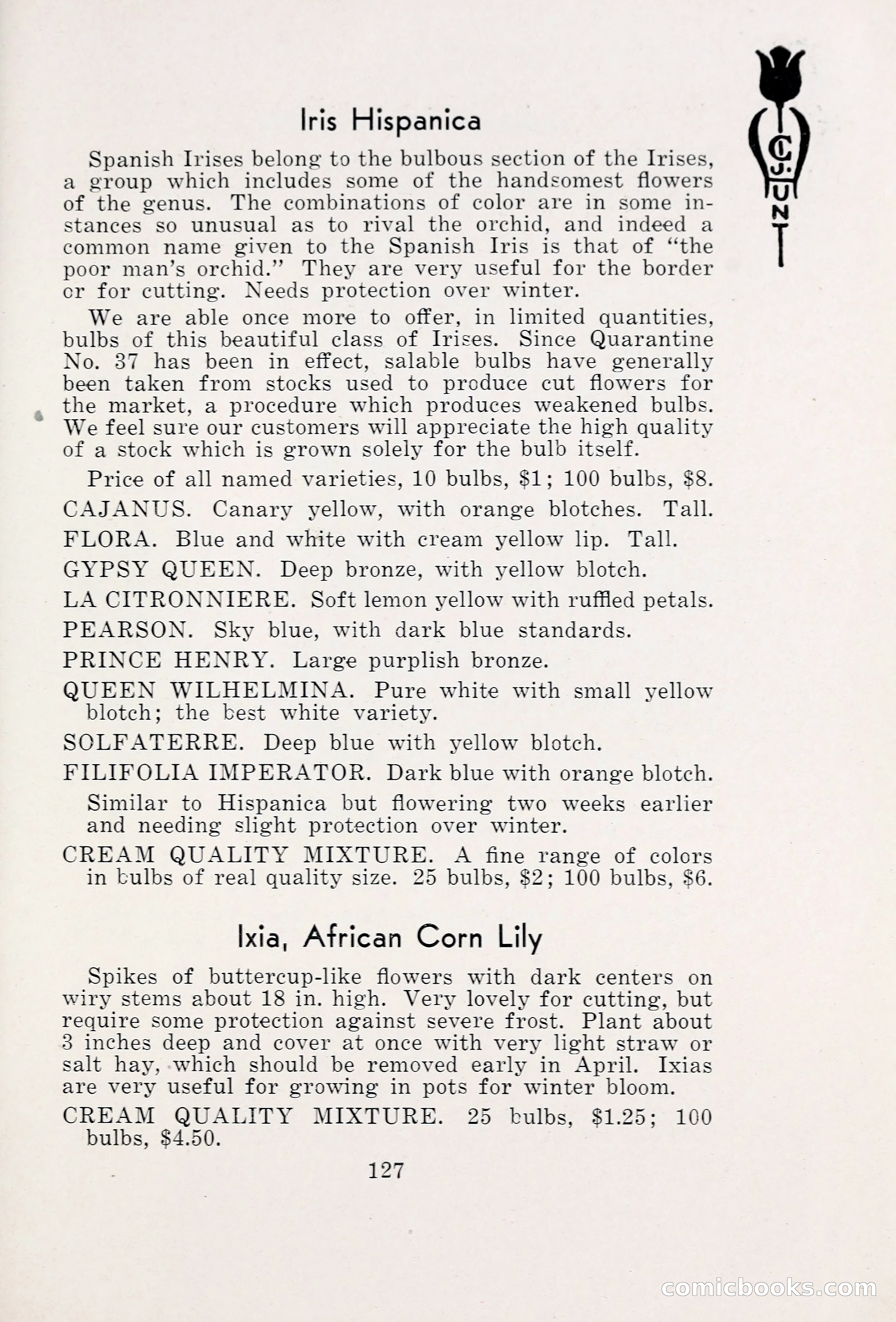 Blue Book of Bulbs, 1931 — page 132 of 142