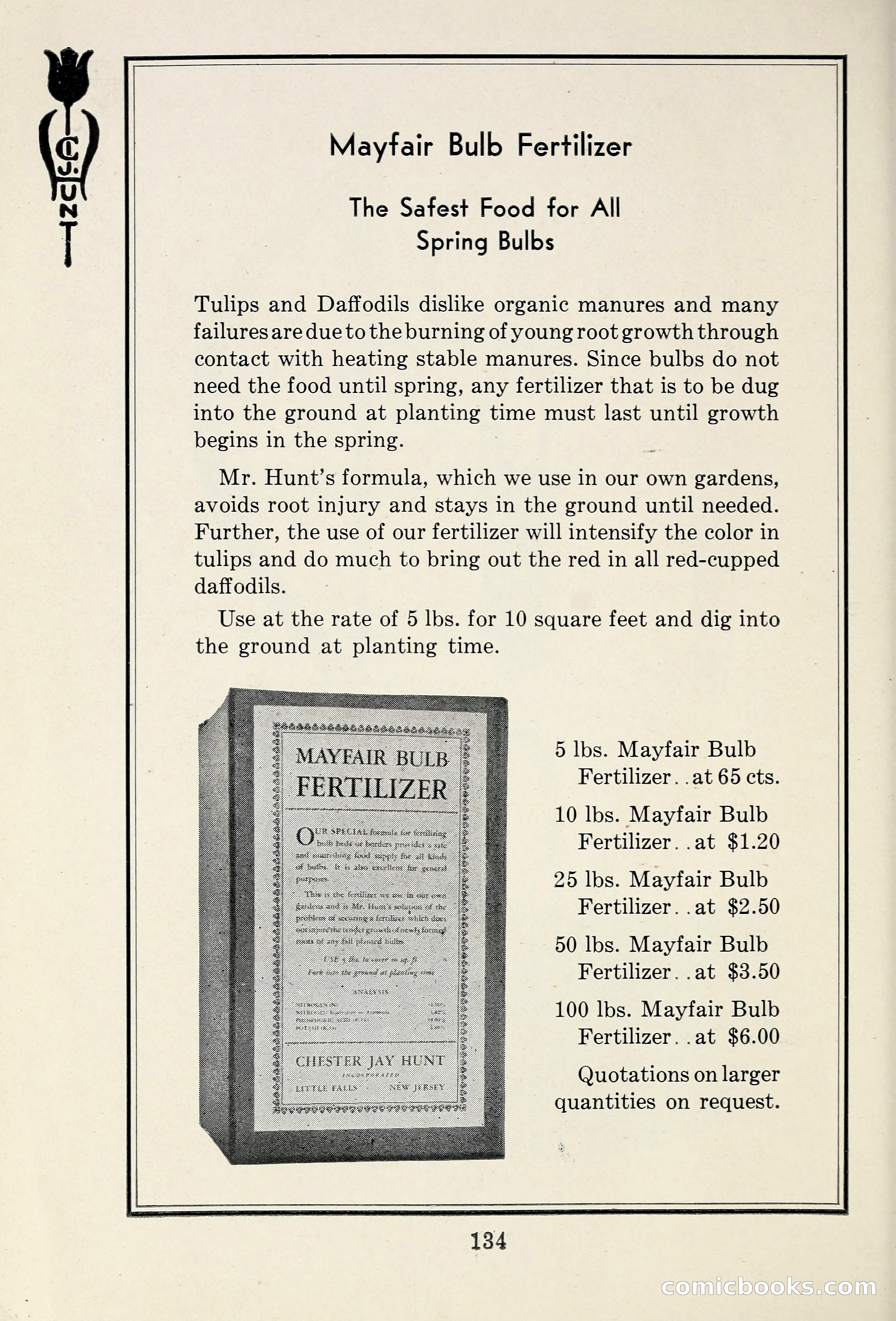 Blue Book of Bulbs, 1931 — page 139 of 142