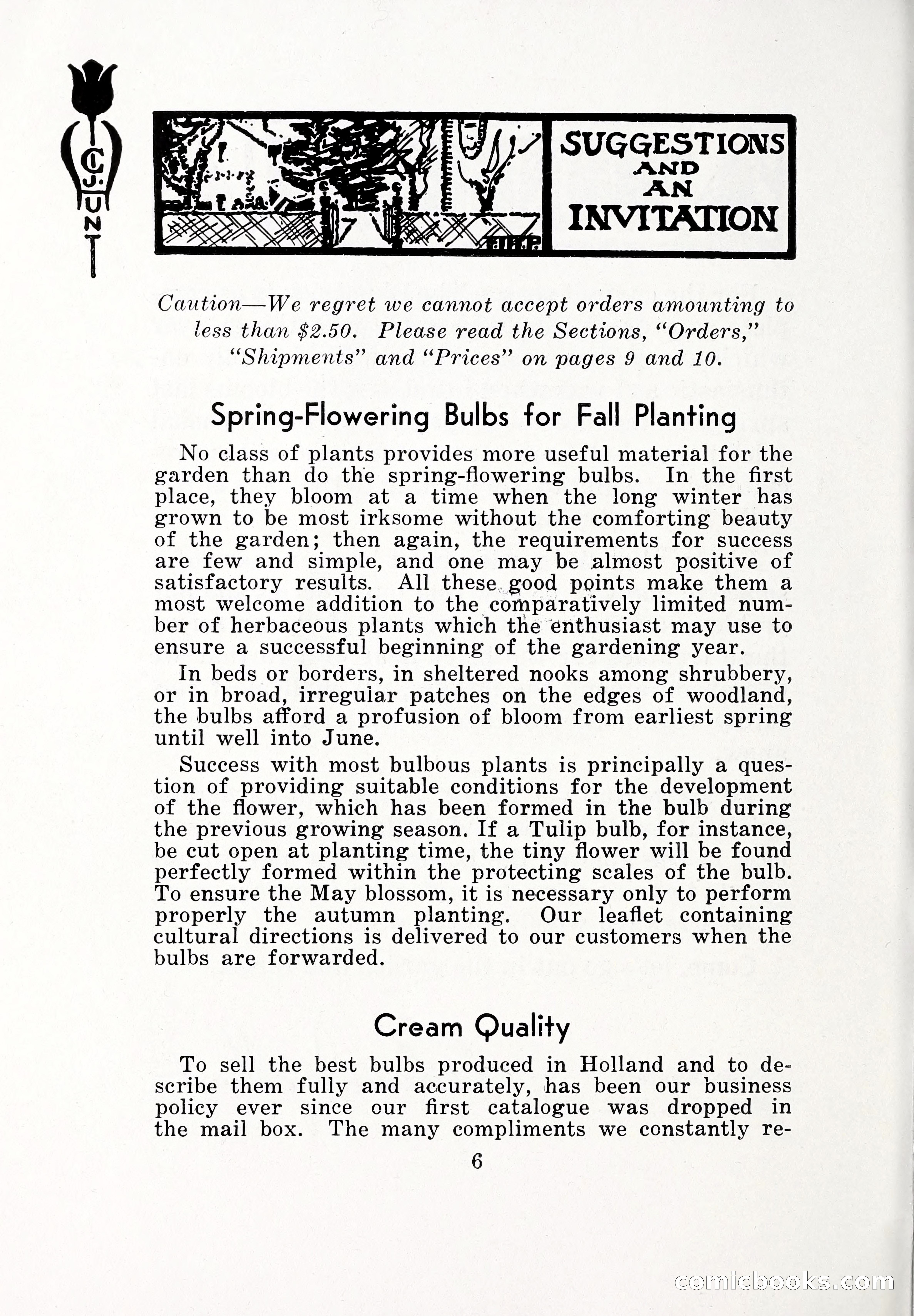 Blue Book of Bulbs, 1932 — page 11 of 121