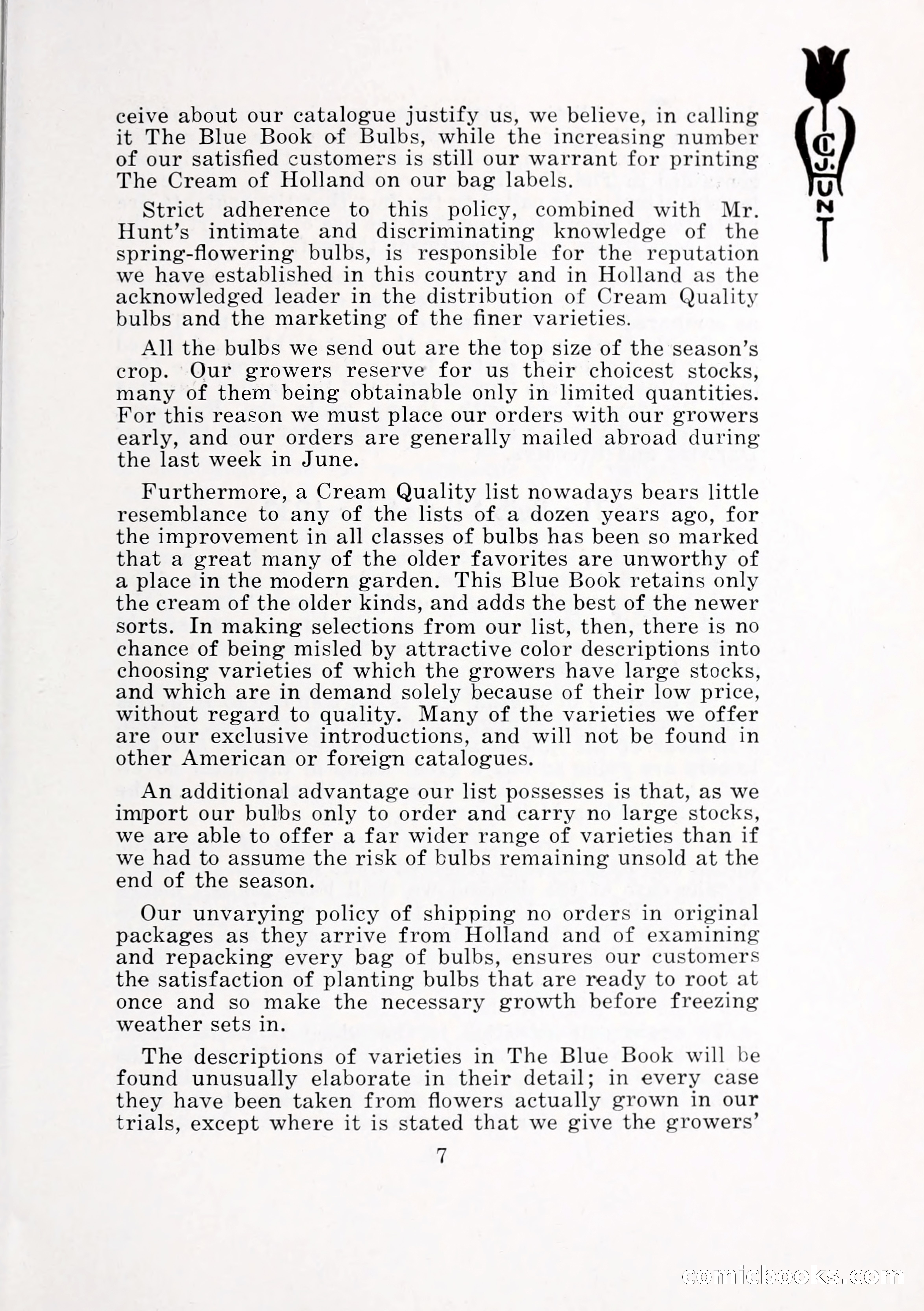 Blue Book of Bulbs, 1932 — page 12 of 121