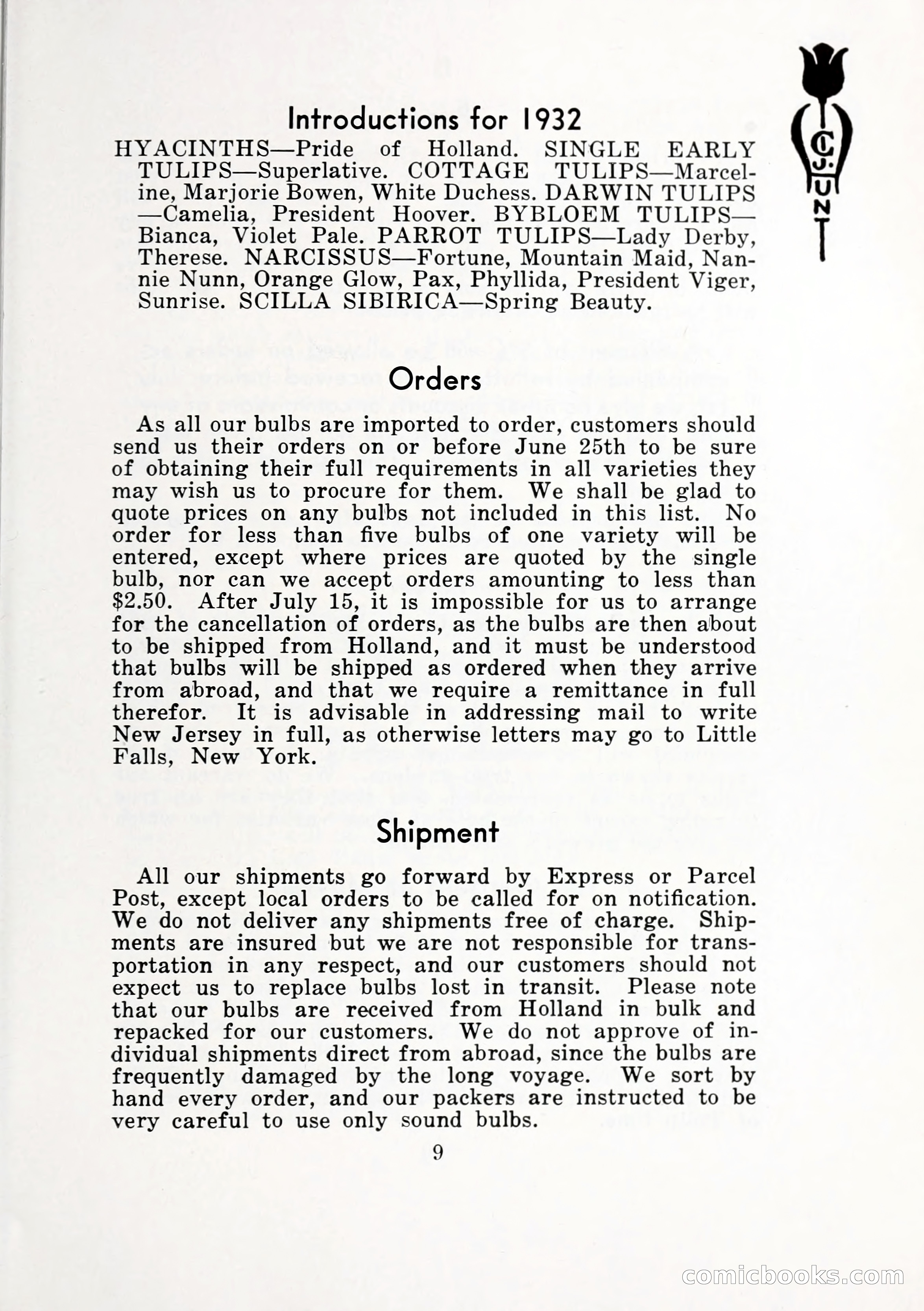 Blue Book of Bulbs, 1932 — page 14 of 121