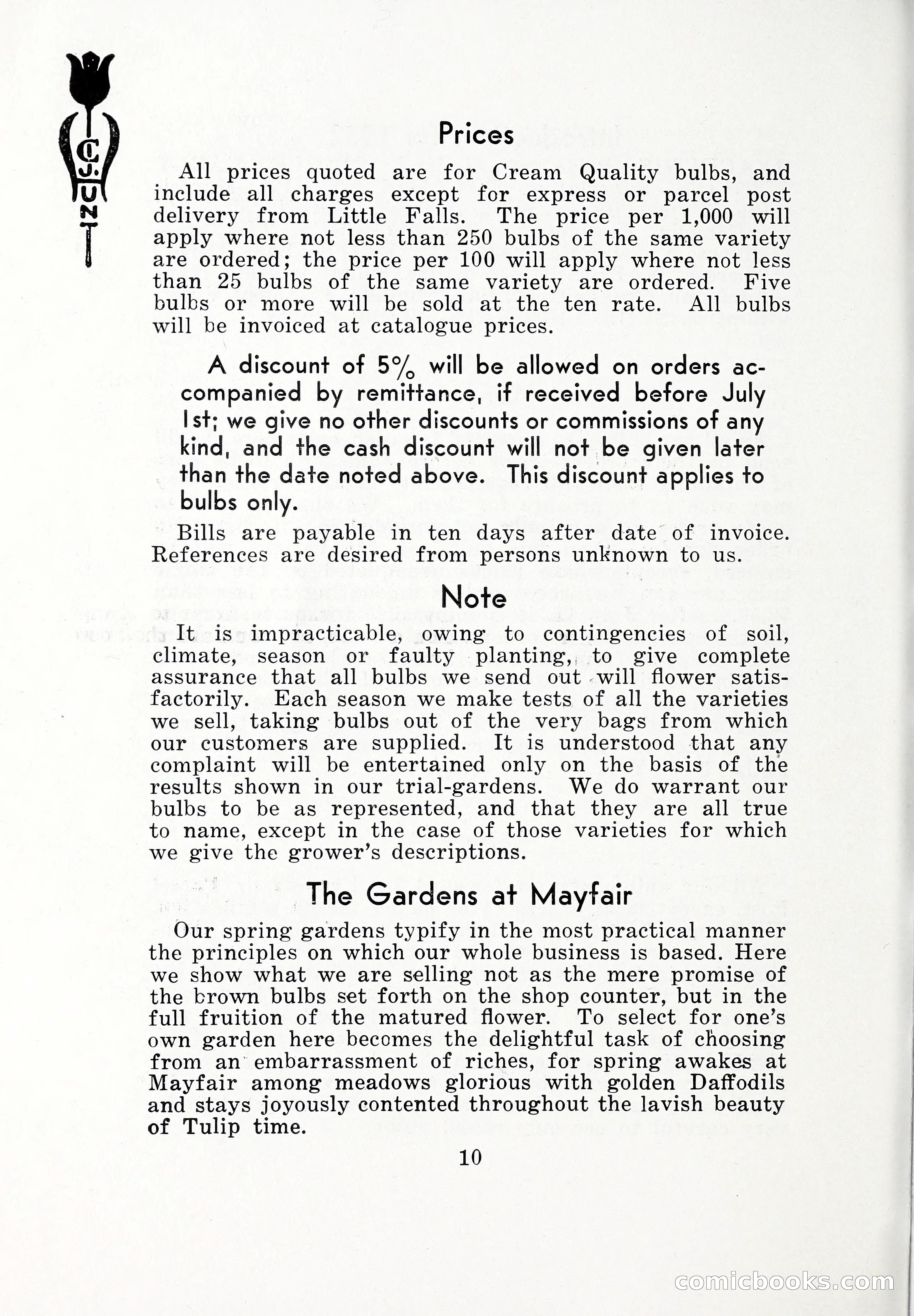 Blue Book of Bulbs, 1932 — page 15 of 121