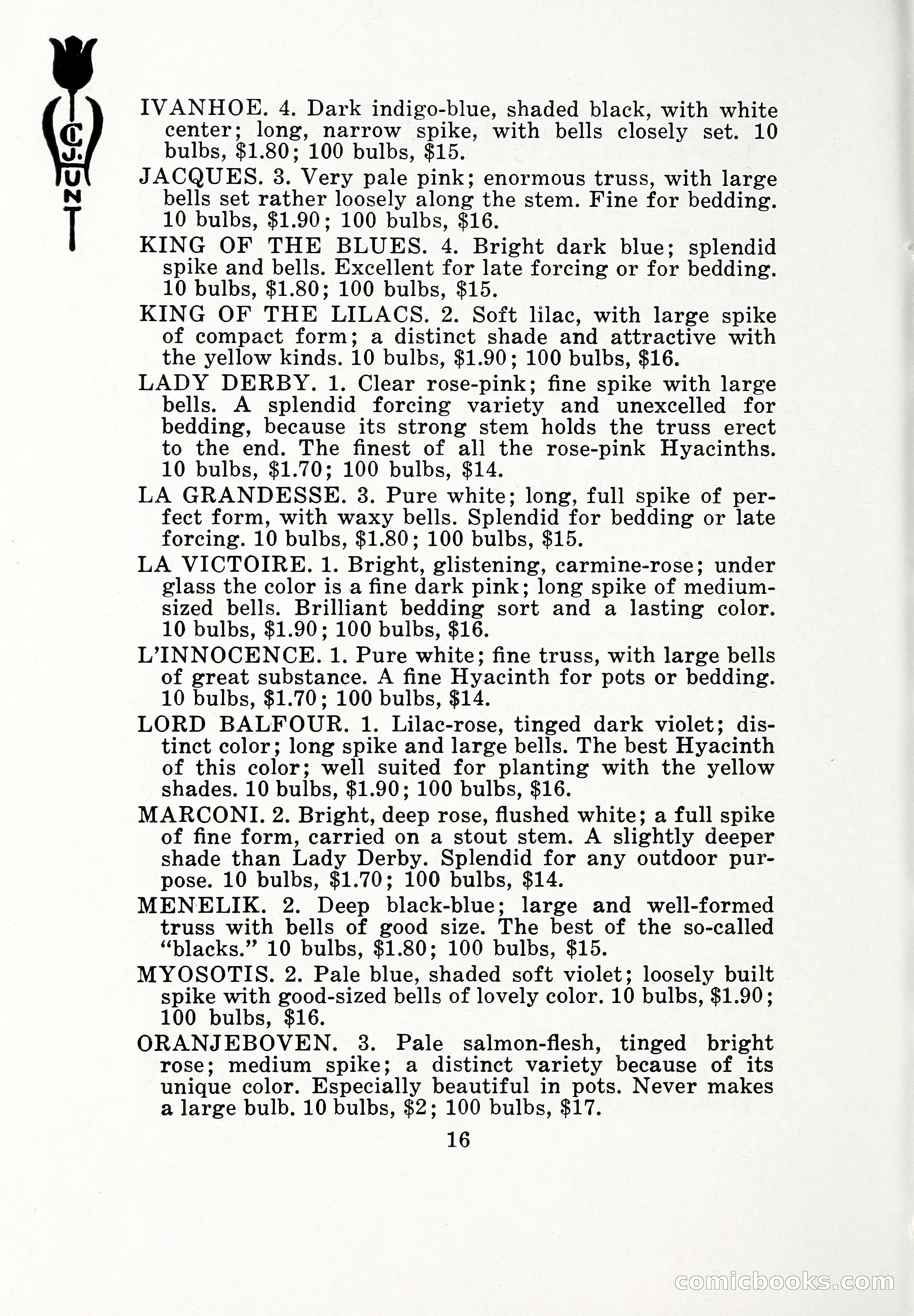 Blue Book of Bulbs, 1932 — page 21 of 121