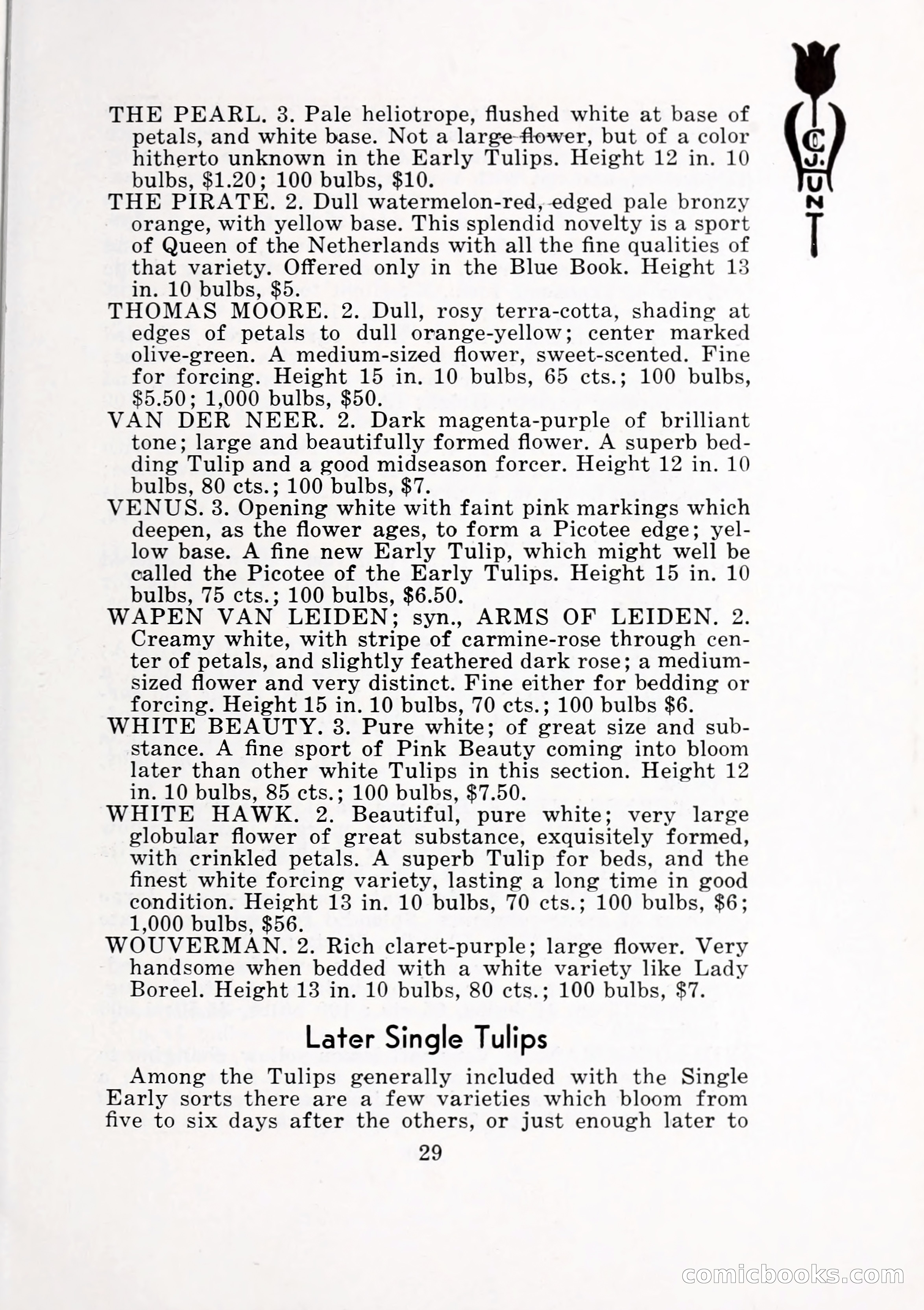 Blue Book of Bulbs, 1932 — page 34 of 121