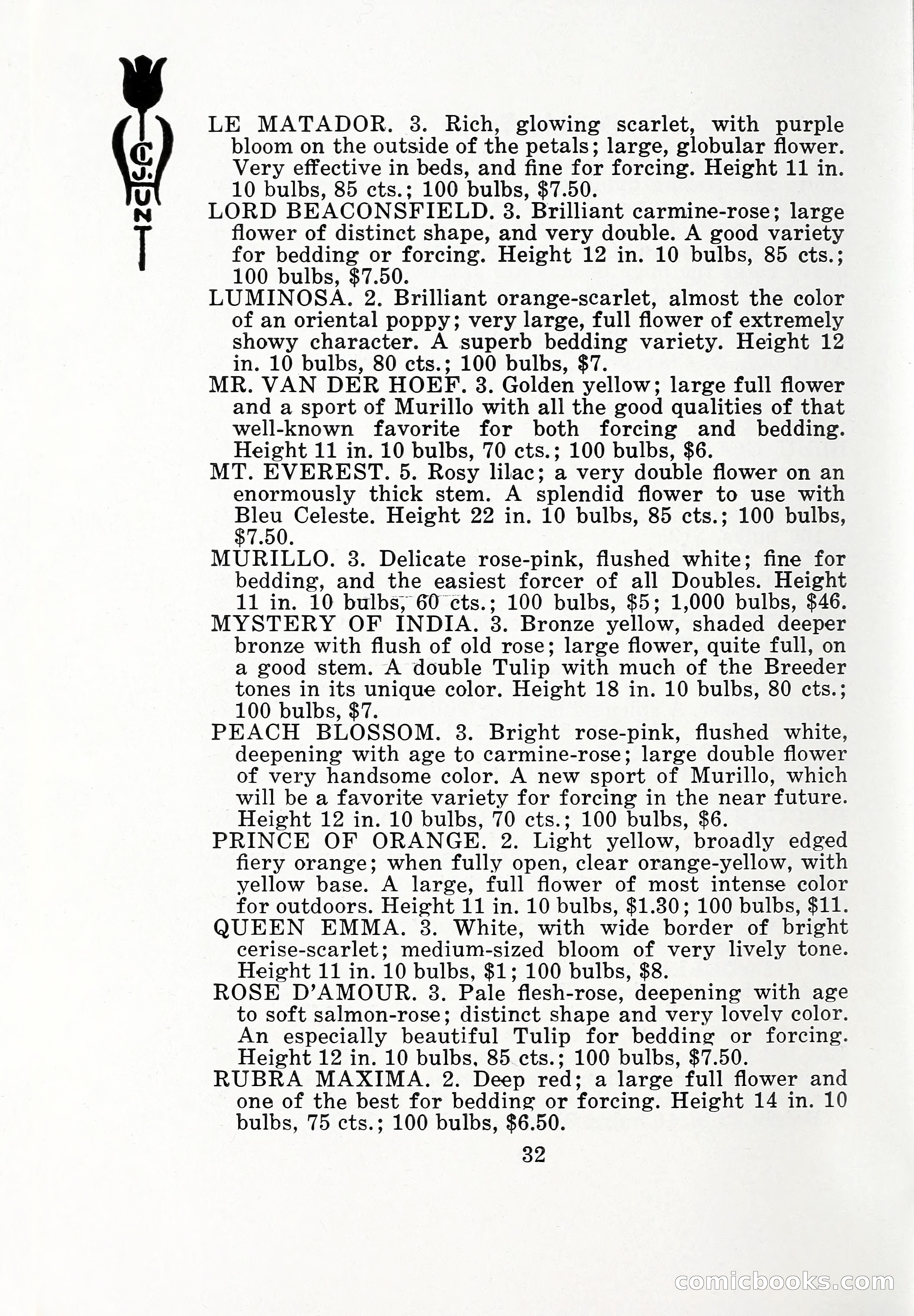 Blue Book of Bulbs, 1932 — page 37 of 121