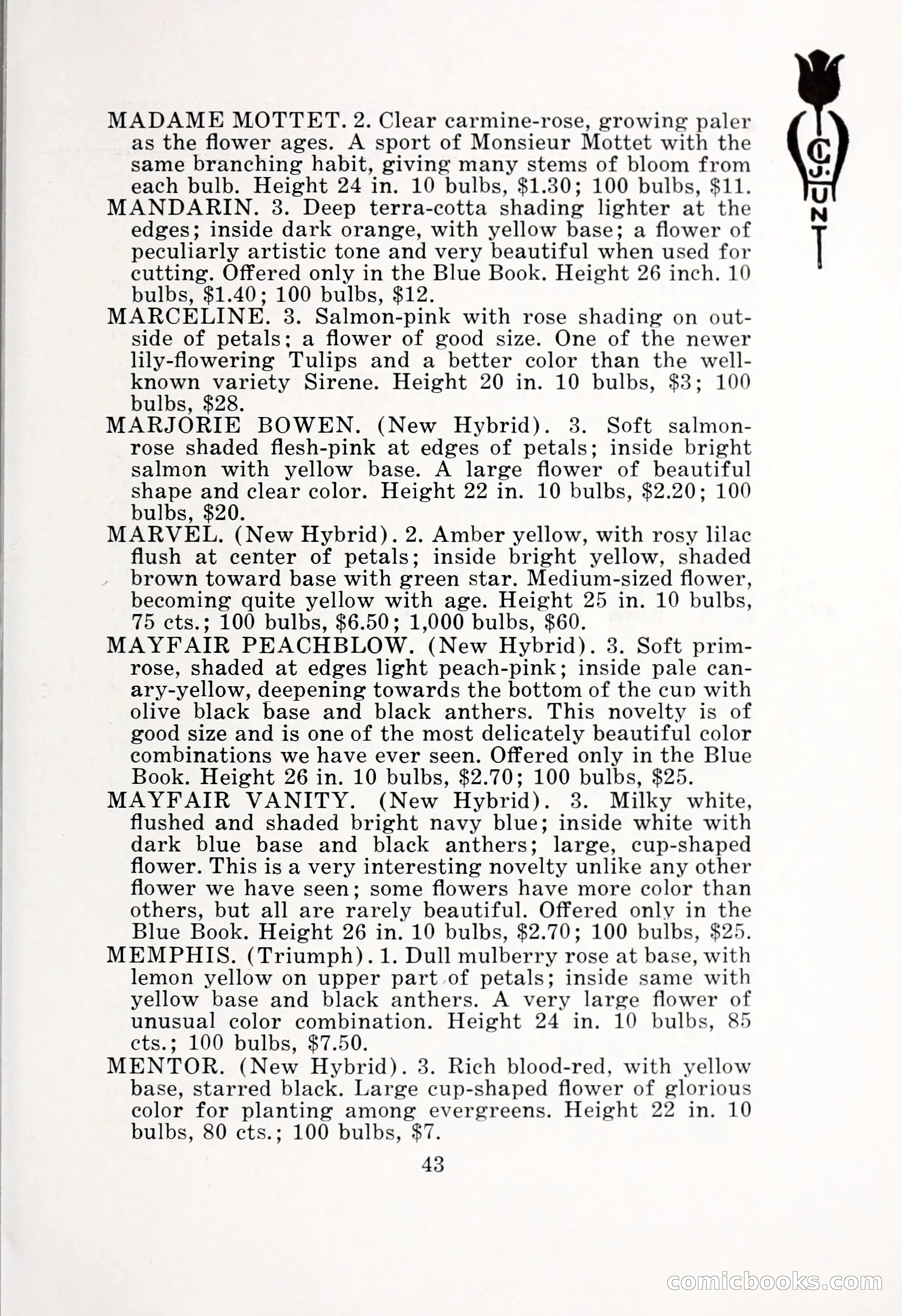Blue Book of Bulbs, 1932 — page 48 of 121