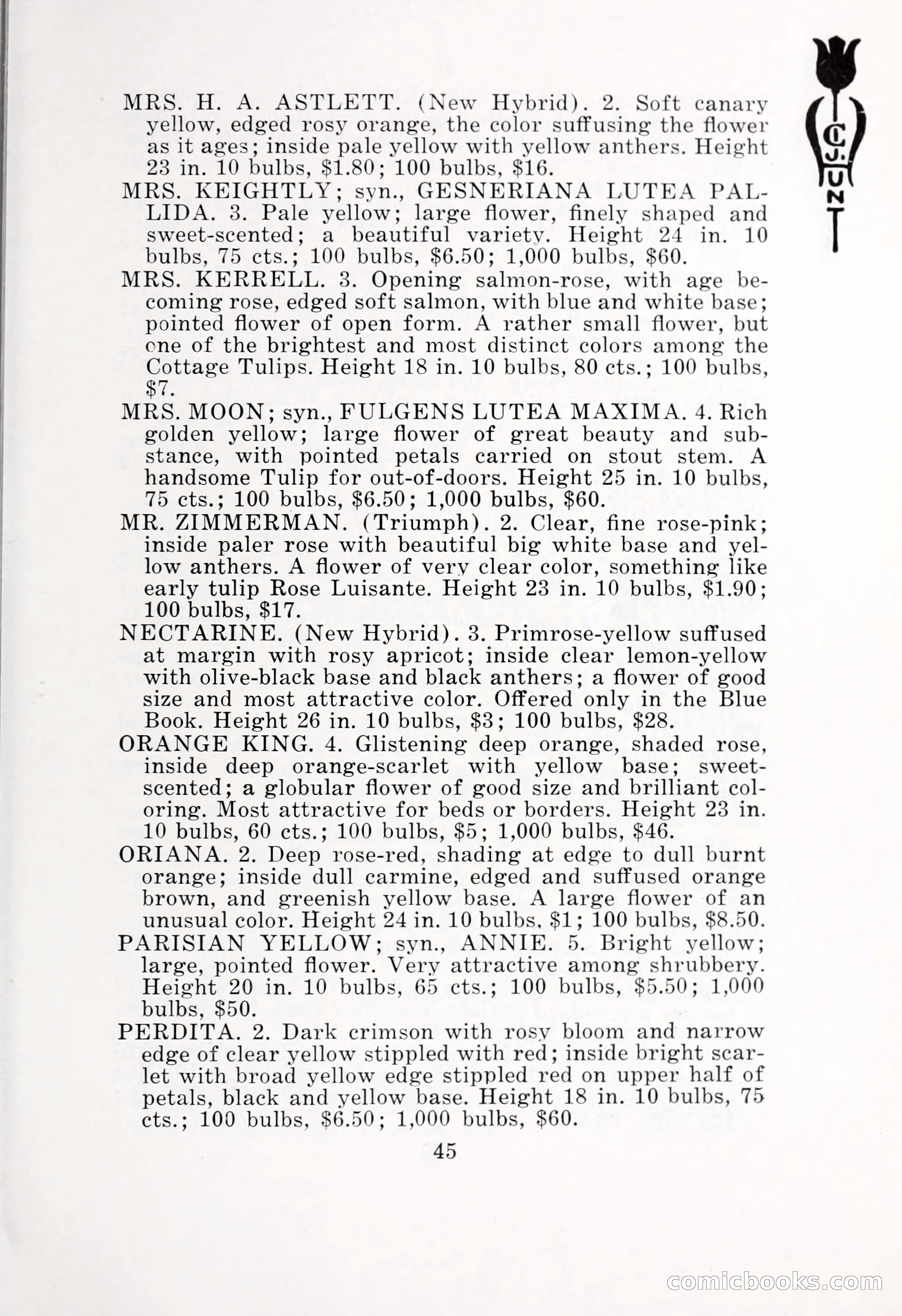 Blue Book of Bulbs, 1932 — page 50 of 121