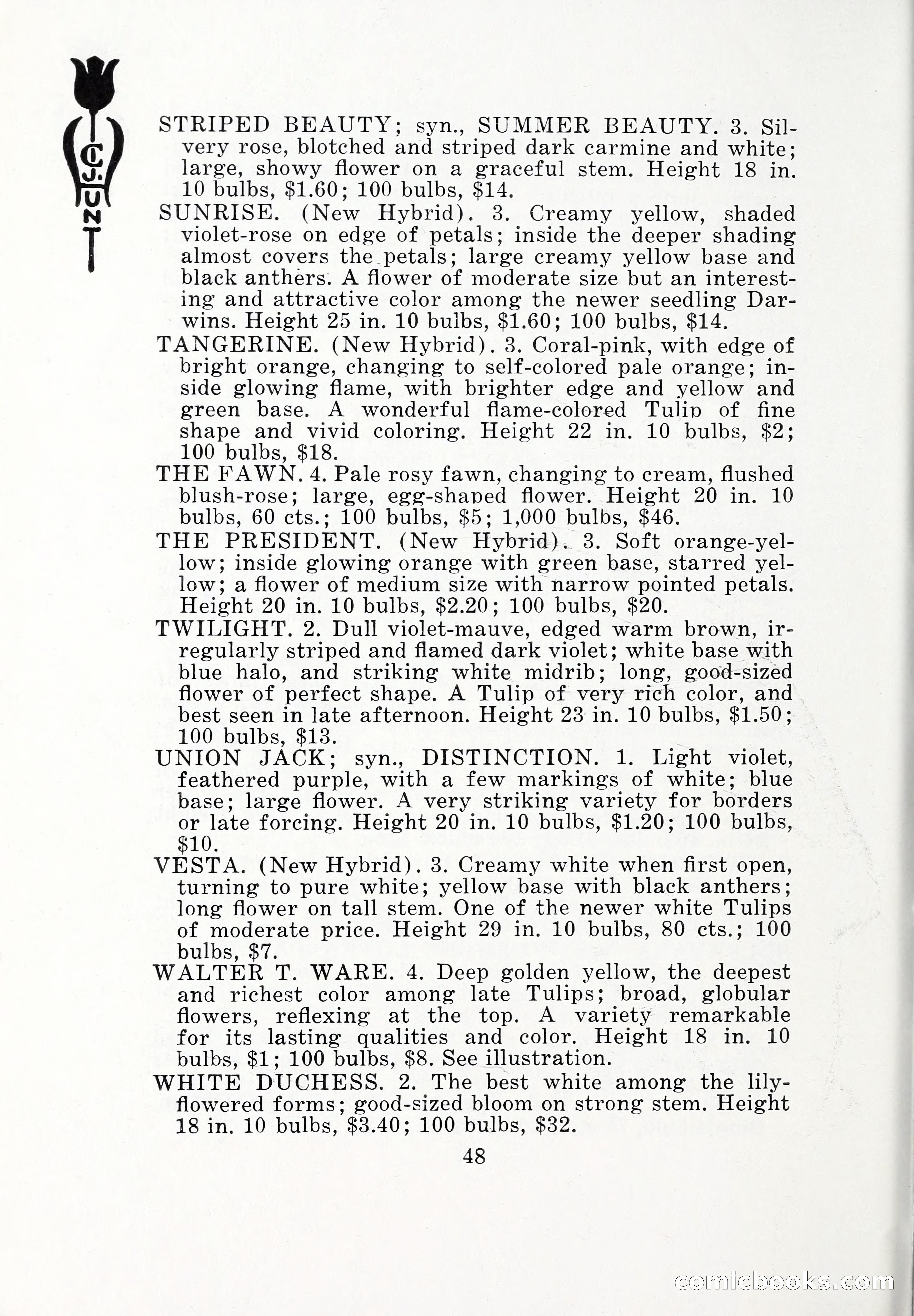 Blue Book of Bulbs, 1932 — page 53 of 121