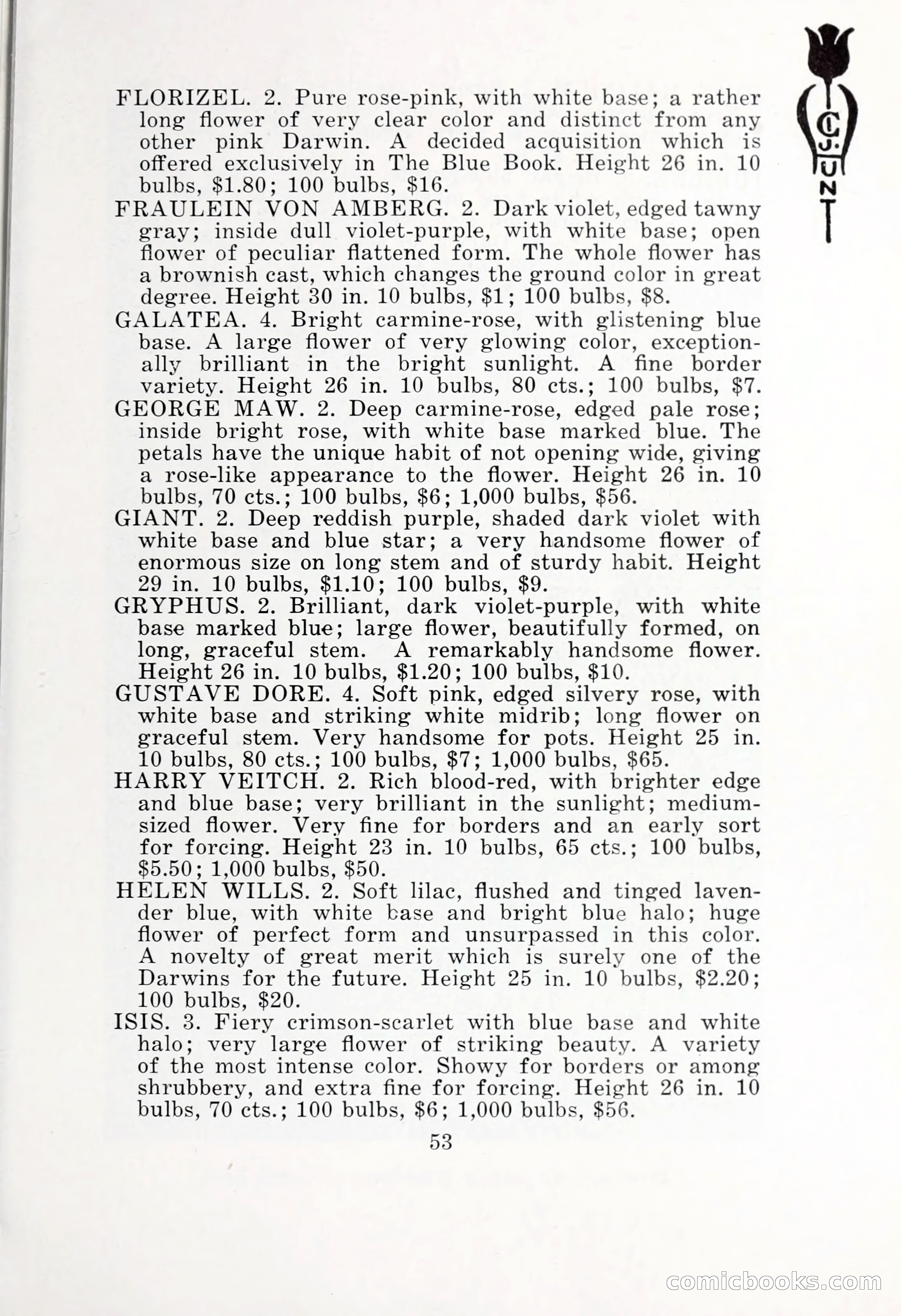 Blue Book of Bulbs, 1932 — page 58 of 121