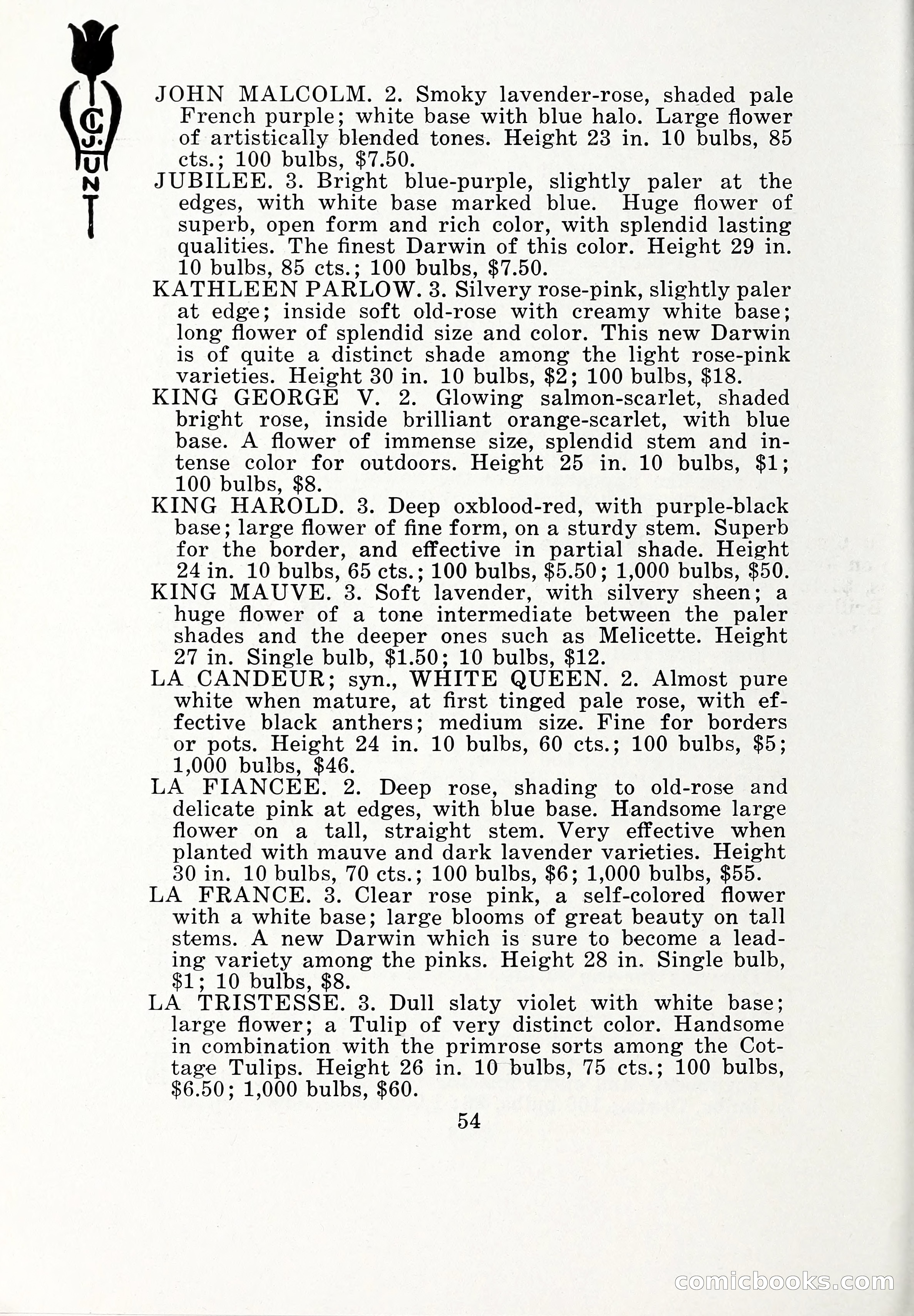 Blue Book of Bulbs, 1932 — page 59 of 121