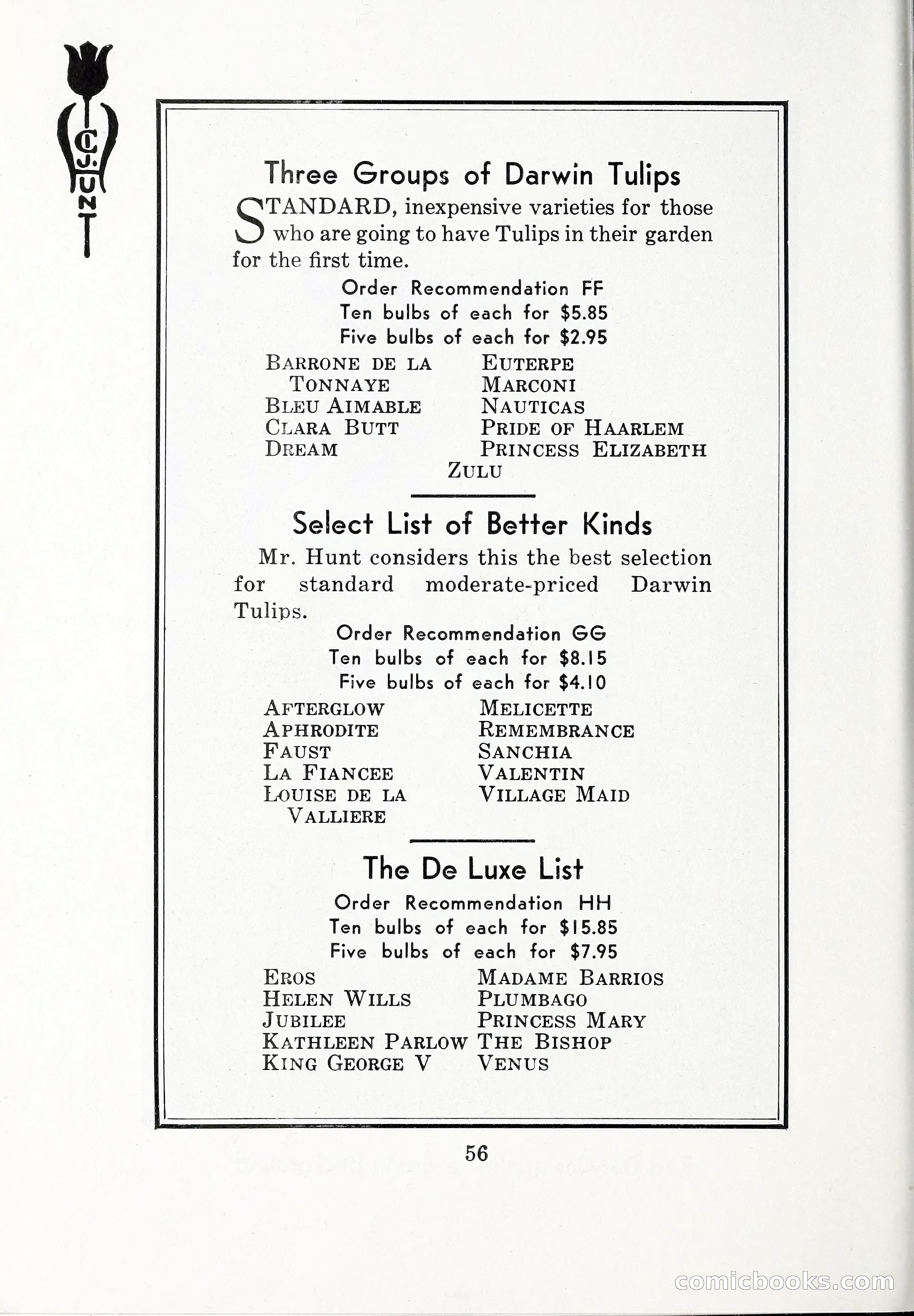 Blue Book of Bulbs, 1932 — page 61 of 121